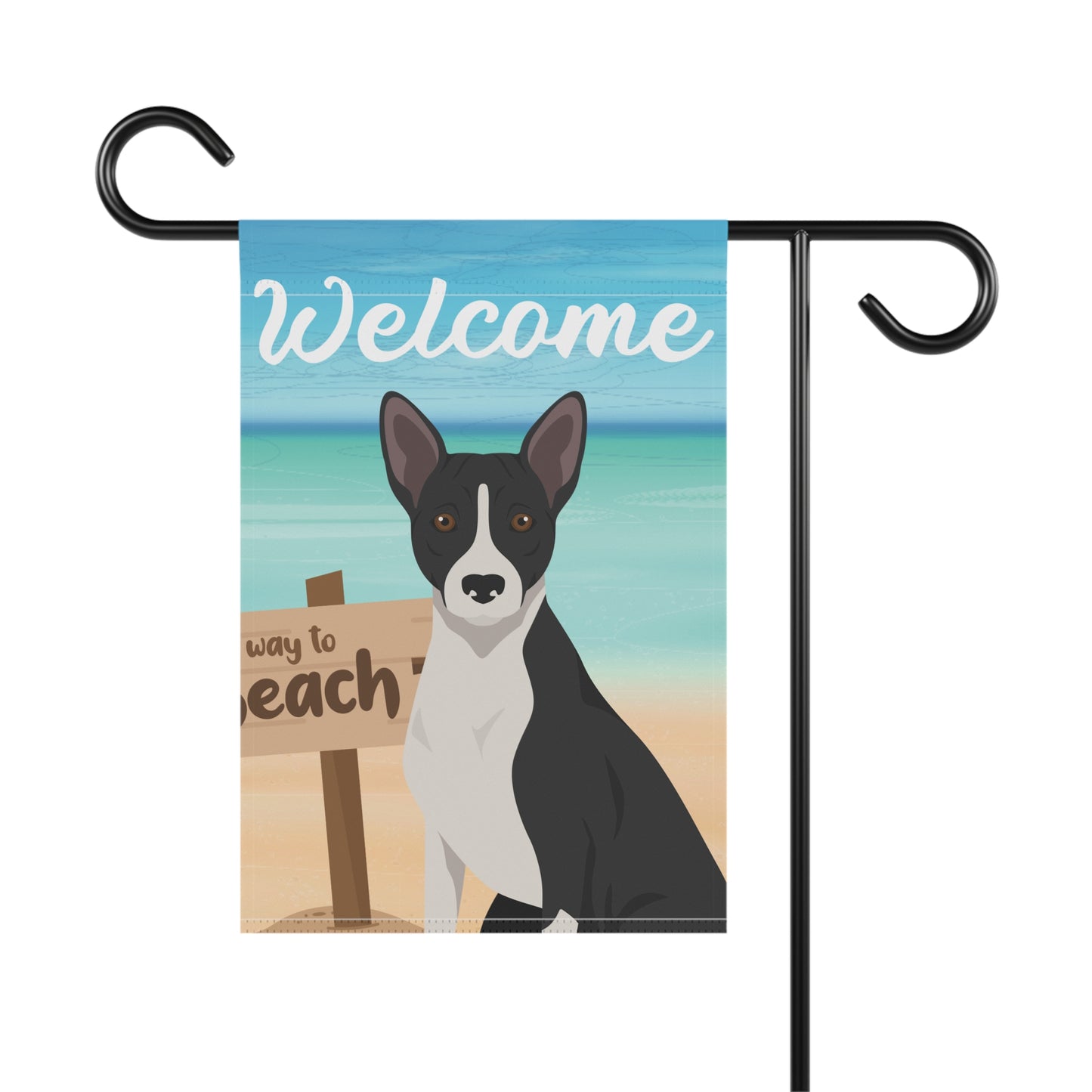 Basenji Dog Garden Flag