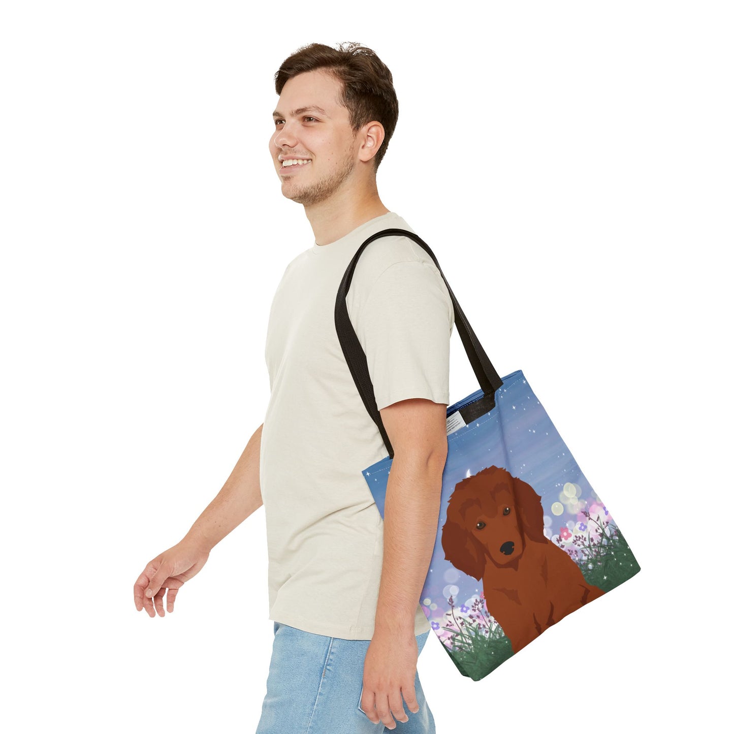 Poodle Dog Tote Bag 16x16
