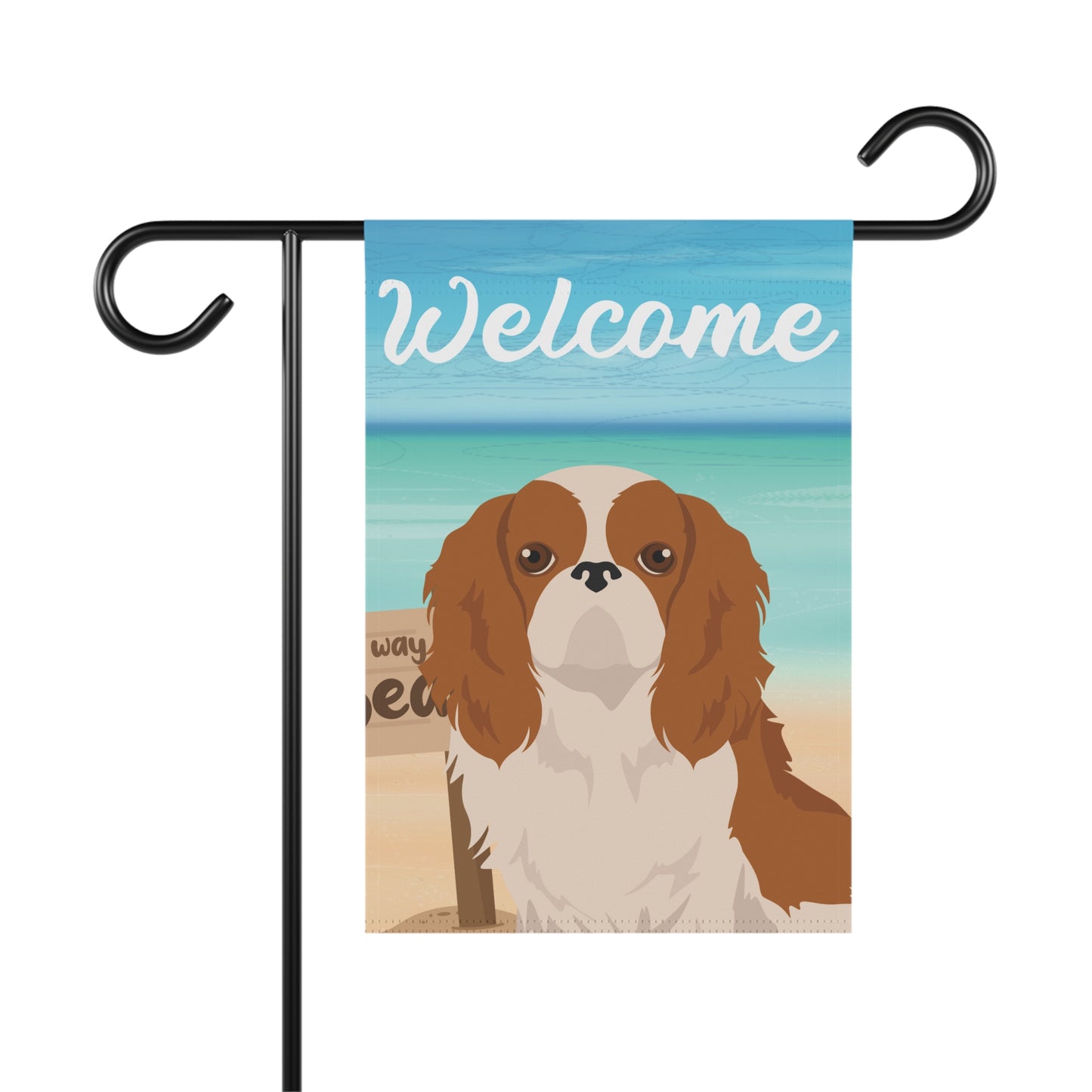 English Toy Dog Garden Flag