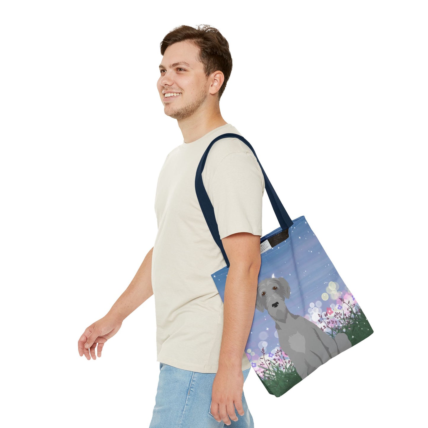 Irish Wolfhound Dog Tote Bag 16x16