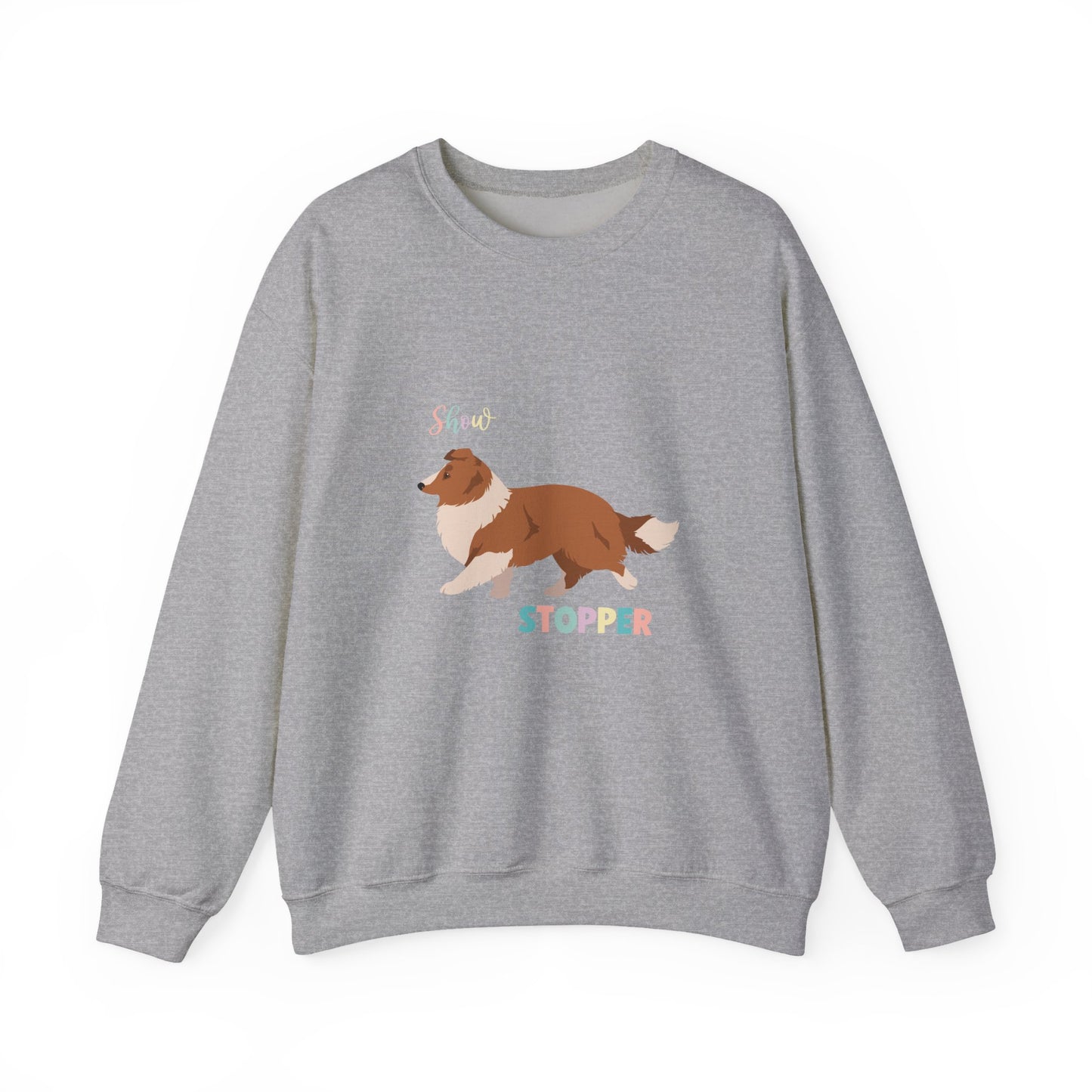 Shetland Sheepdog Dog Unisex Heavy Blend Crewneck Sweatshirt