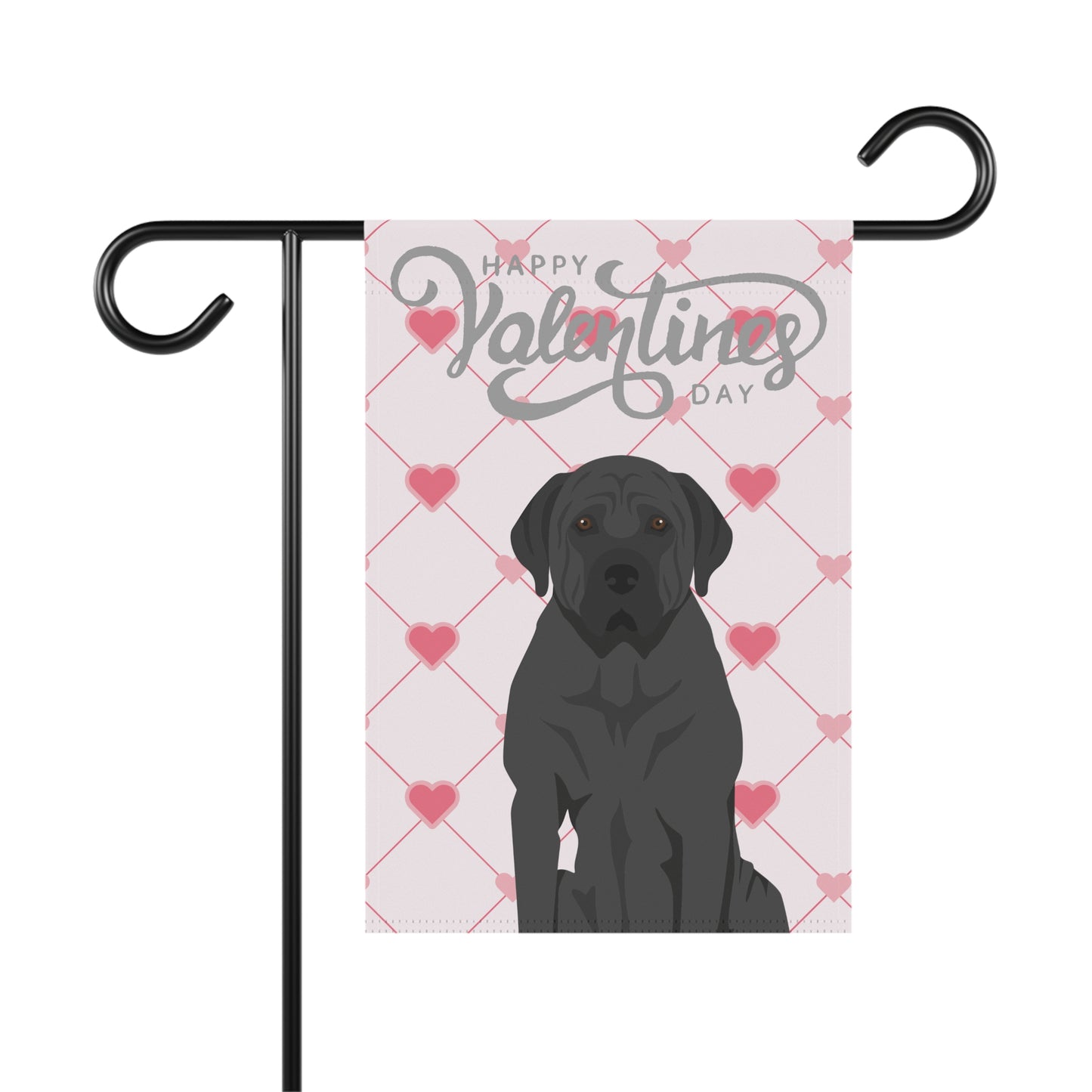 Tosa Inu Dog Valentines Day Garden Flag