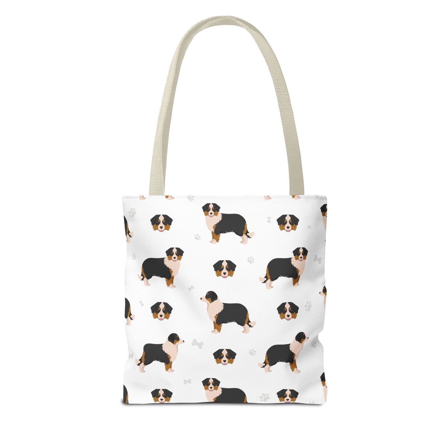 Miniature Australian Shepherd Dog Tote Bag, Aussie Dog Mom Gift