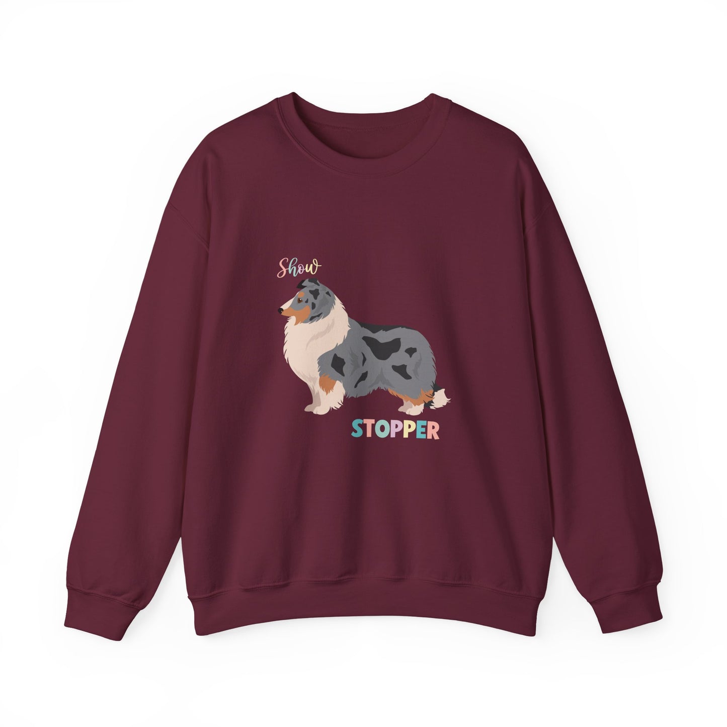 Shetland Sheepdog Dog Unisex Heavy Blend Crewneck Sweatshirt