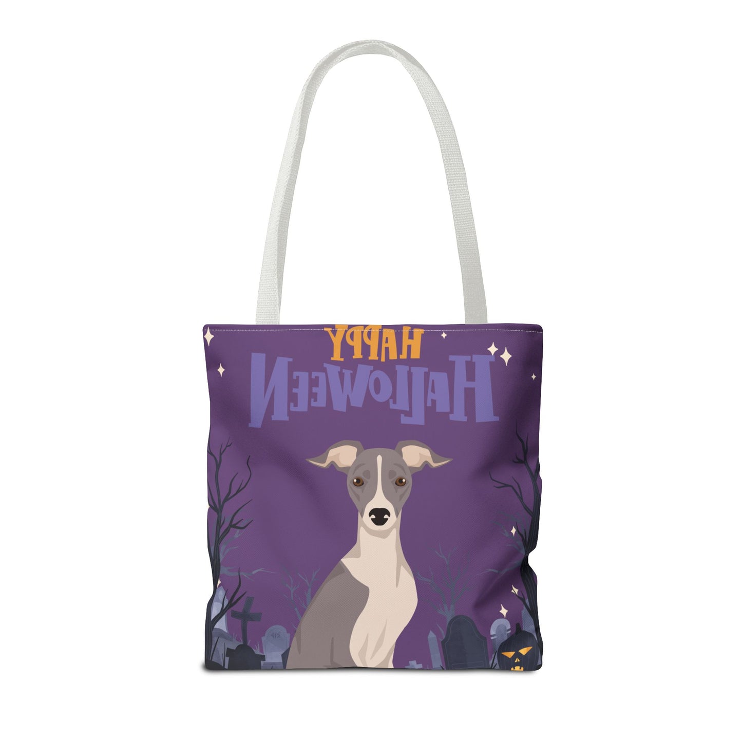 Italian Greyhound Dog Happy Halloween Tote Bag 16x16