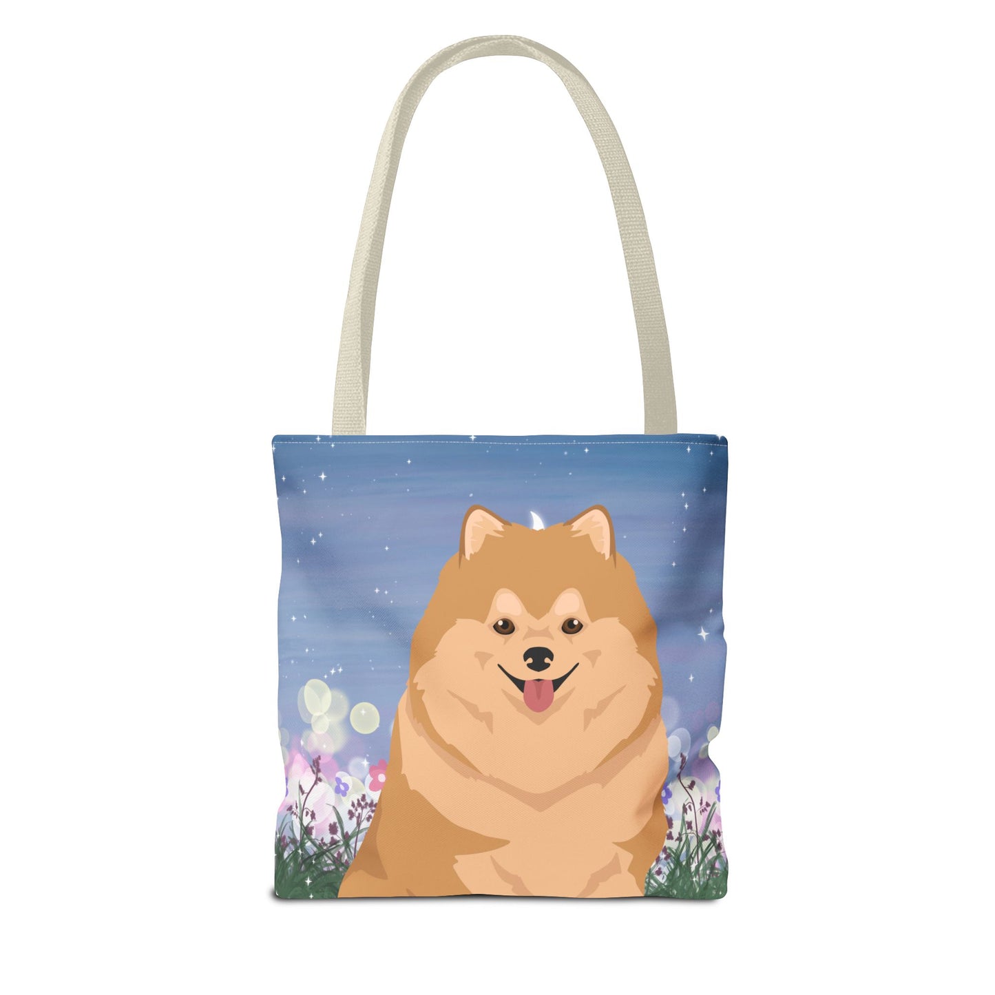 Pomeranian Dog Tote Bag 13x13