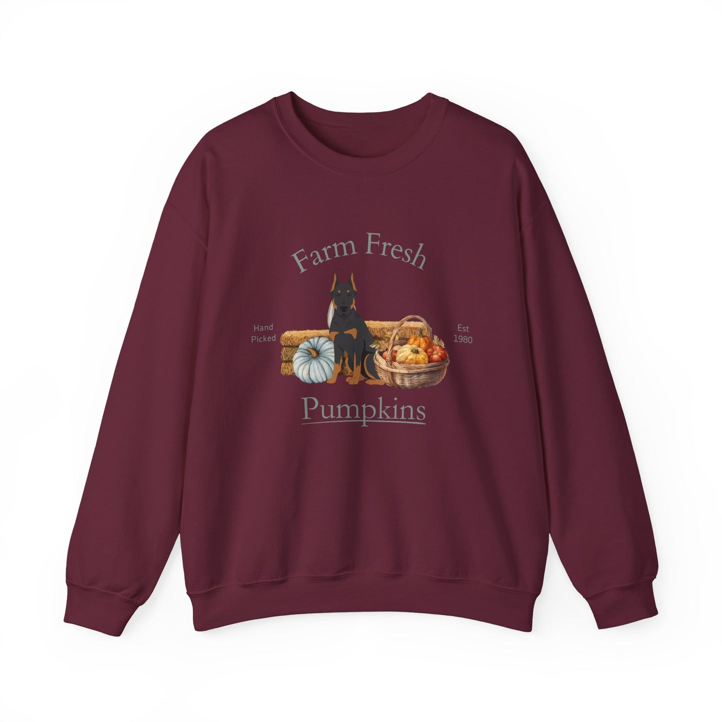 Beauceron Dog Fall Halloween Unisex Heavy Blend Crewneck Sweatshirt