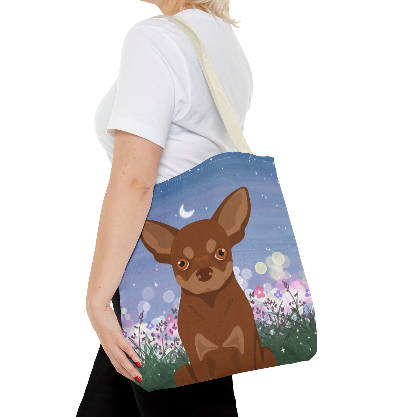 Chihuahua Dog Tote Bag 16x16
