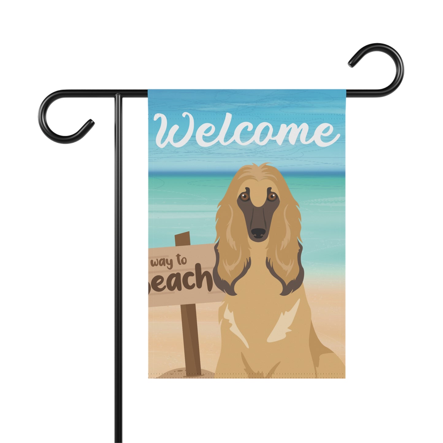 Afghan Hound Dog Garden Flag