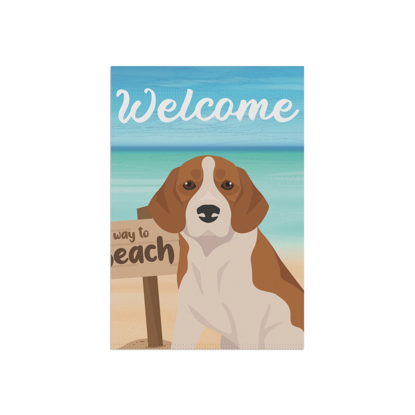 Beagle Dog Garden Flag