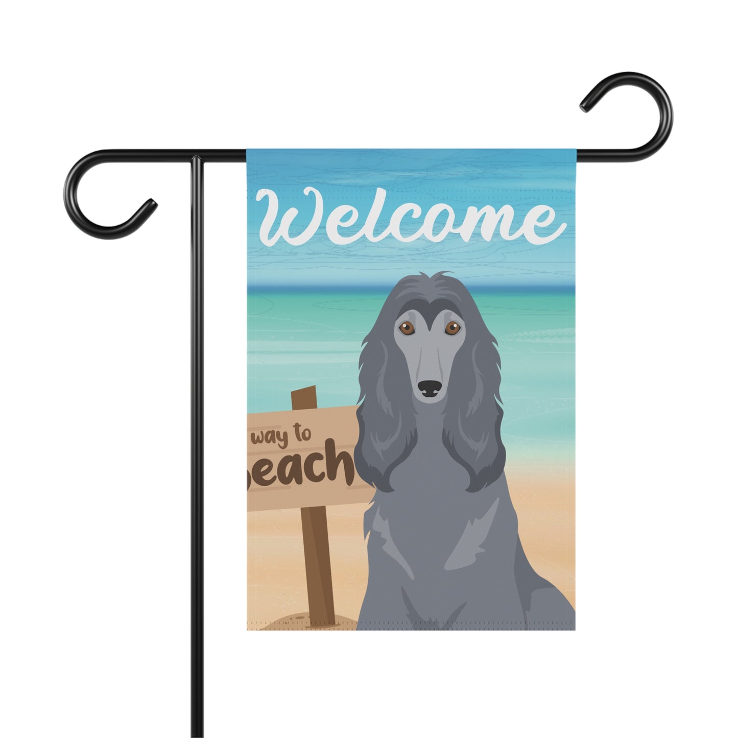 Afghan Hound Dog Garden Flag