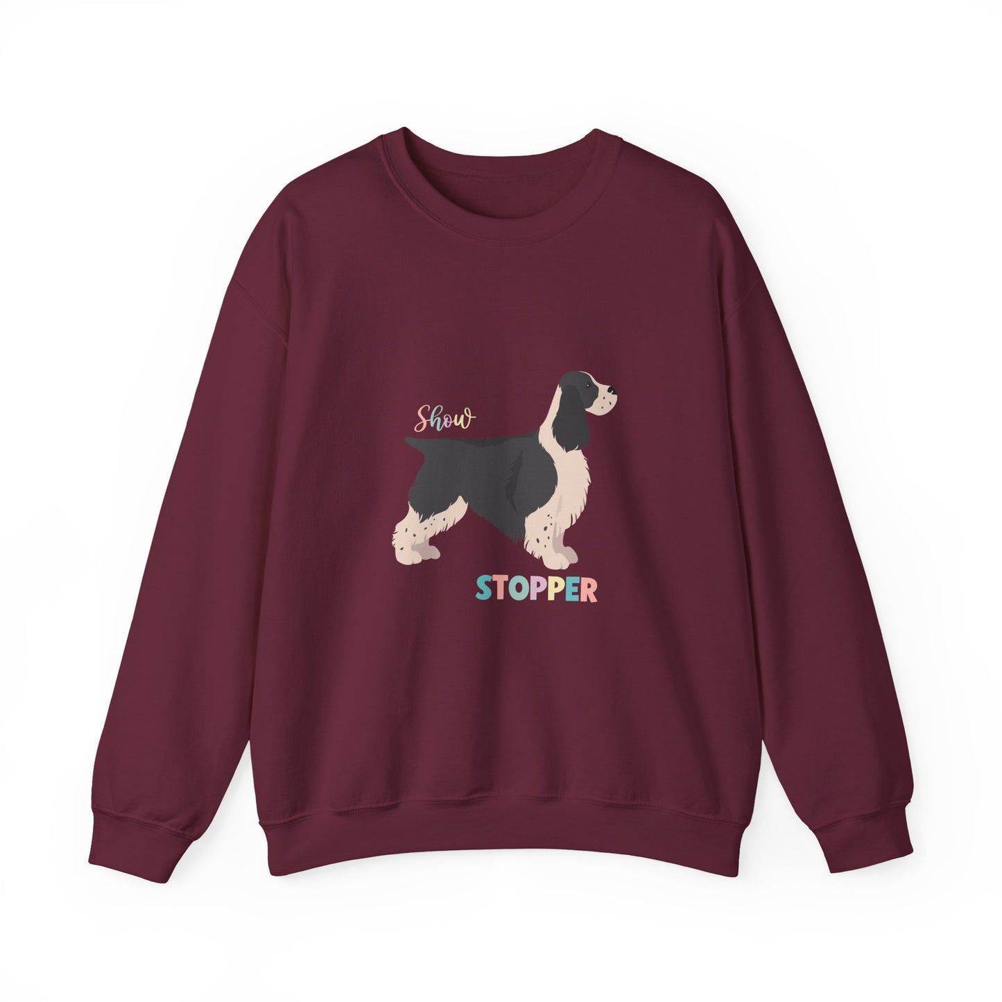 Springer Spaniel Dog Unisex Heavy Blend Crewneck Sweatshirt