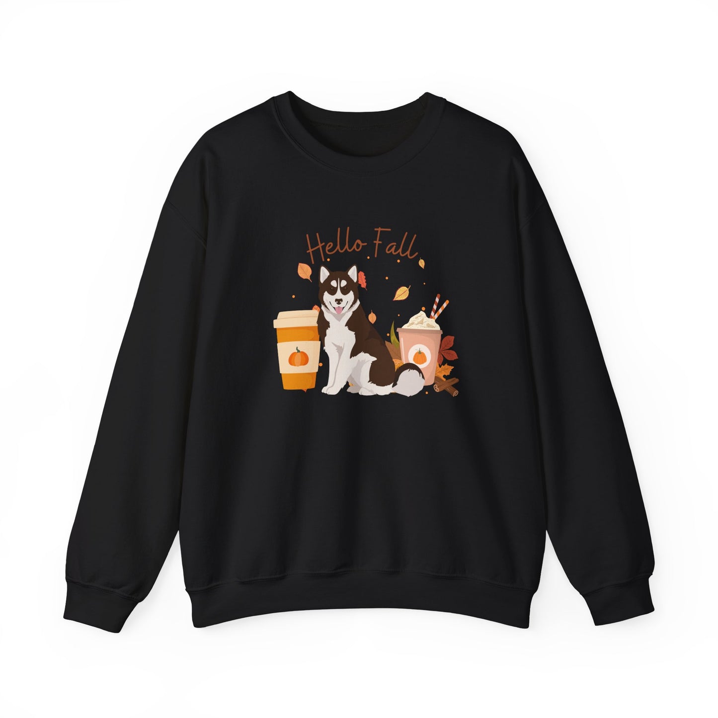 Canadian Inuit Dog Fall Halloween Unisex Heavy Blend Crewneck Sweatshirt