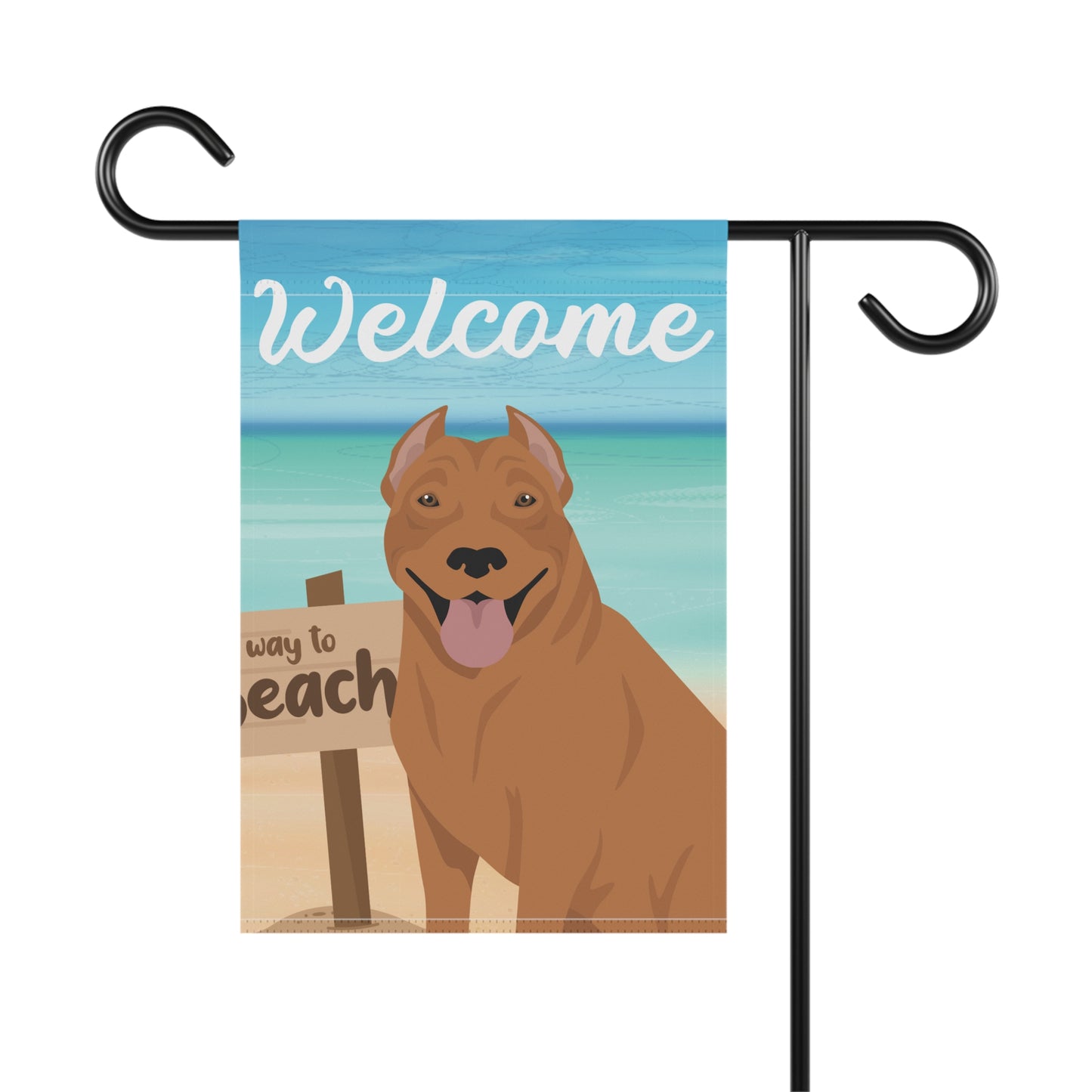 Pit Bull Dog Garden Flag