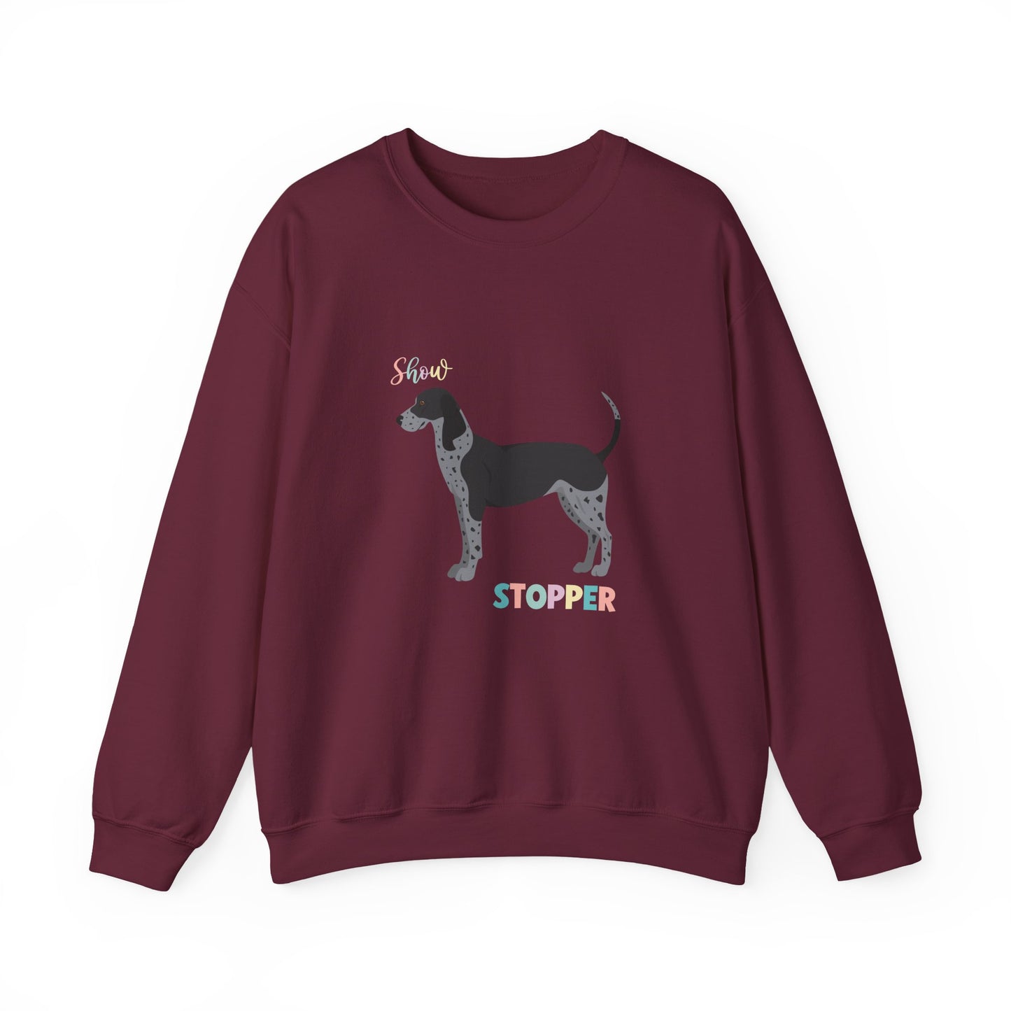 American English Coonhound Dog Unisex Heavy Blend Crewneck Sweatshirt