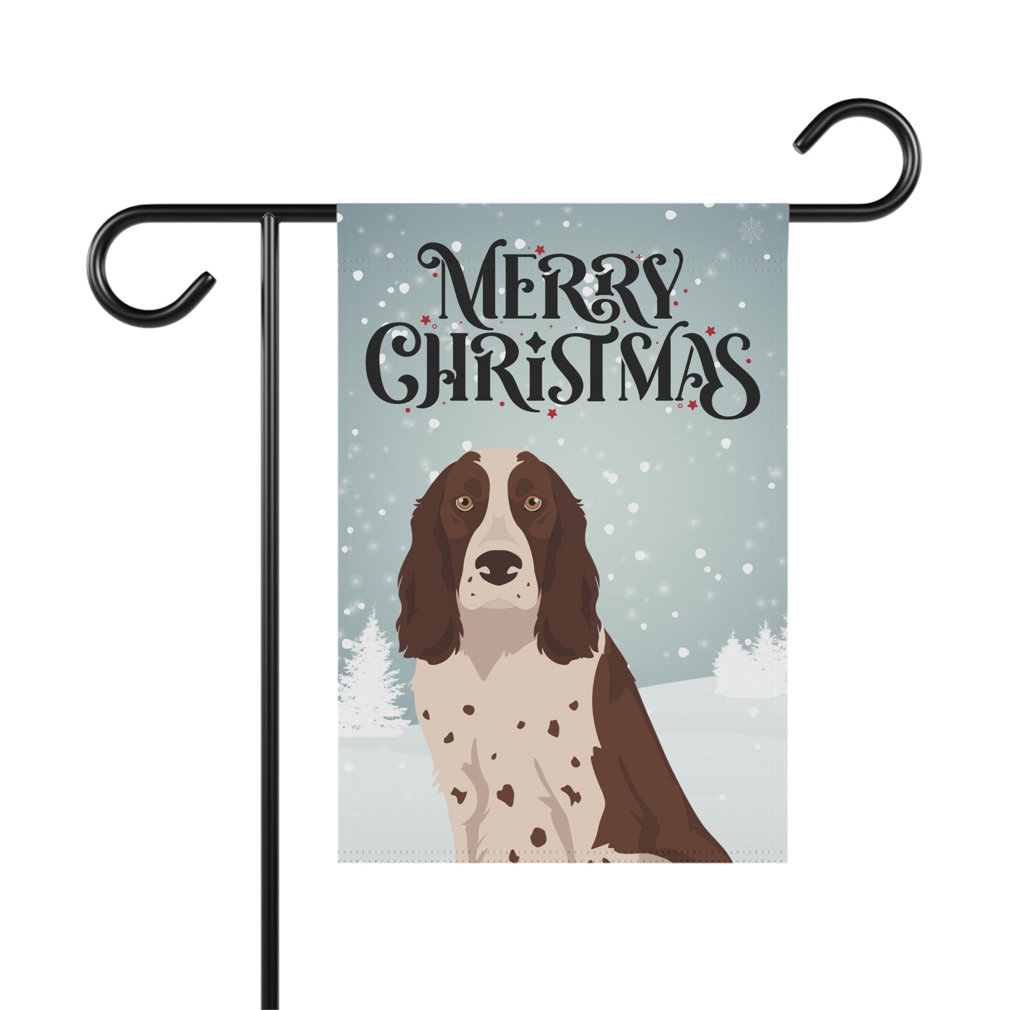 Russian Spaniel Dog Garden Flag