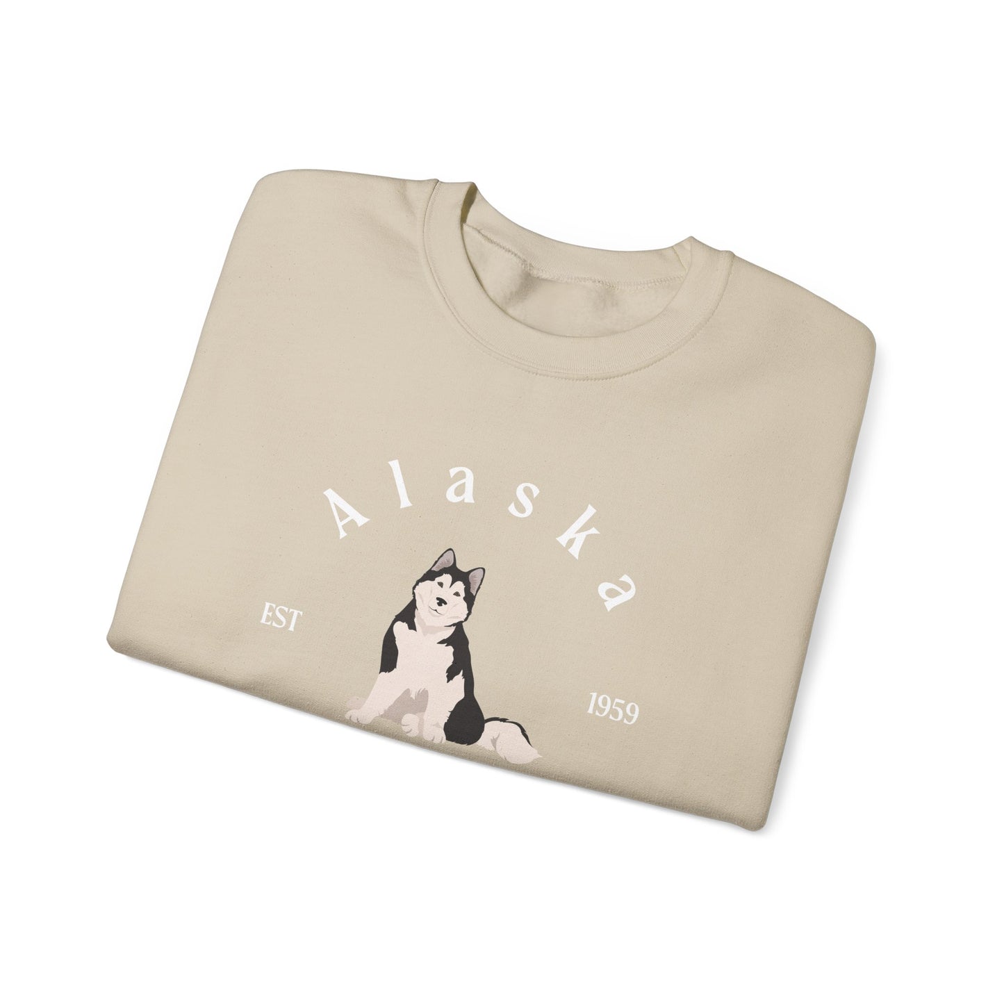 Alaskan Malamute State Dogs Unisex Heavy Blend Crewneck Sweatshirt