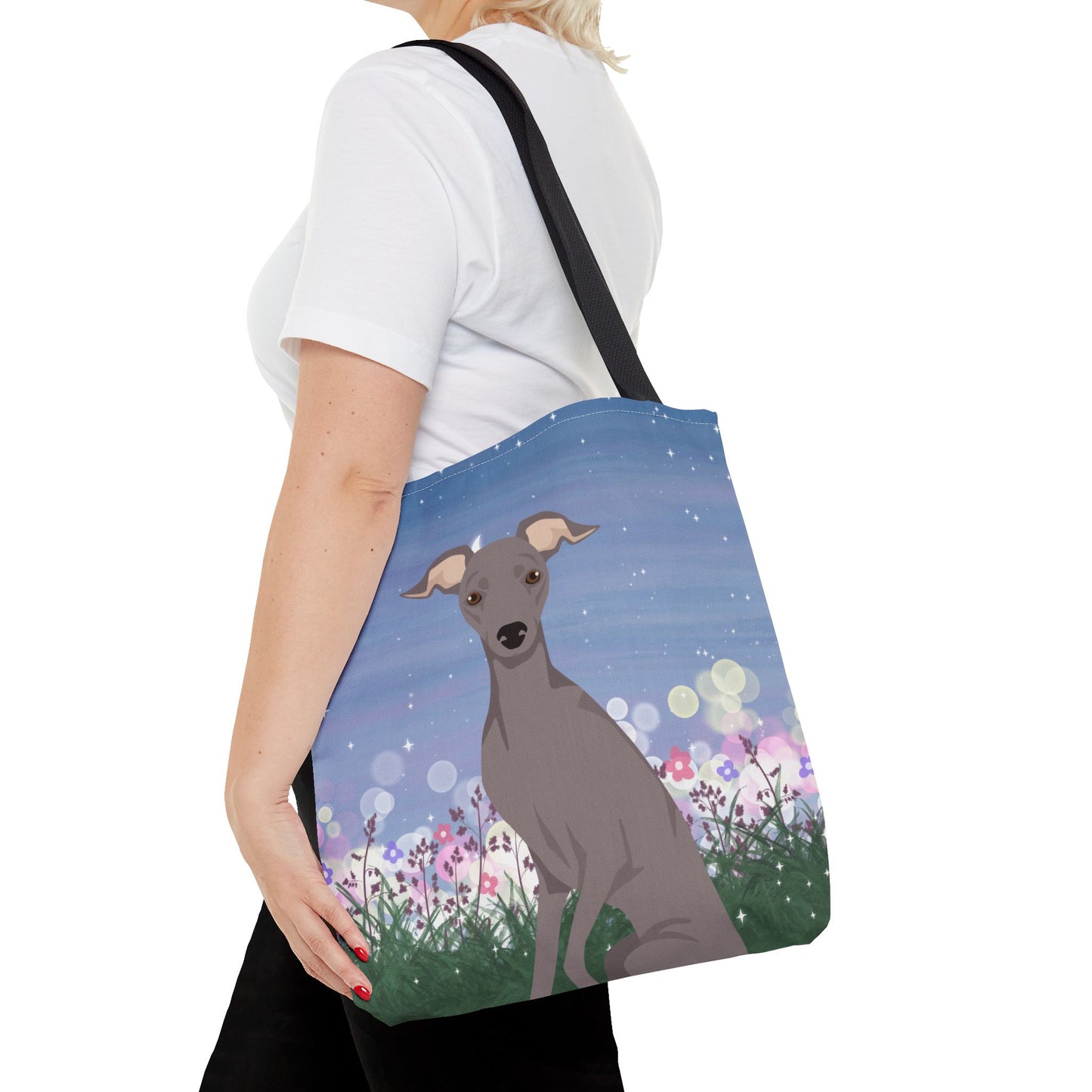 Italian Greyhound Dog Tote Bag 16x16