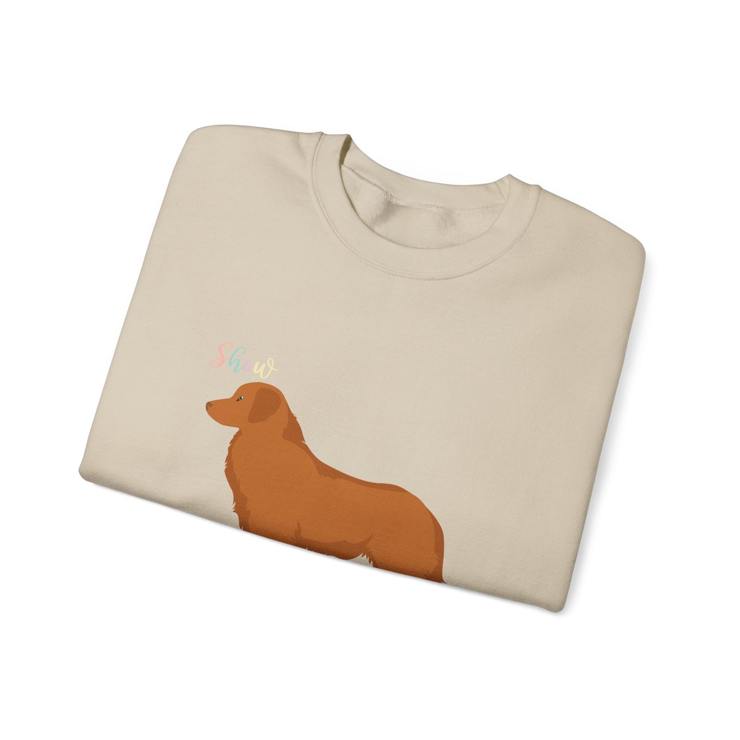 Nova Scotia Duck Tolling Retriever Dog Unisex Heavy Blend Crewneck Sweatshirt