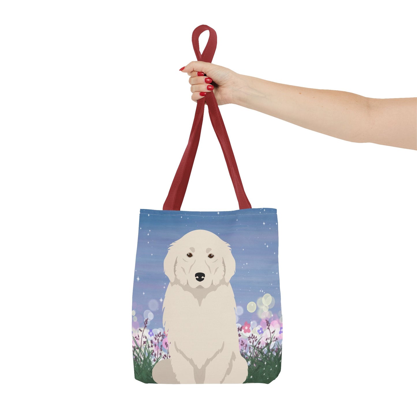Great Pyrenees Dog Tote Bag 13x13