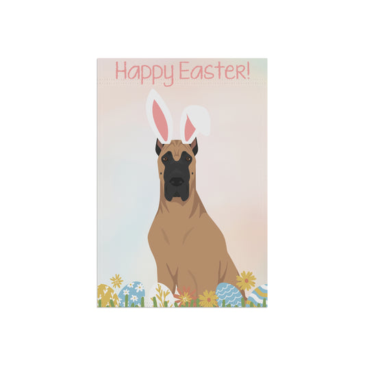 Great Dane Dog Happy Easter Garden Flag