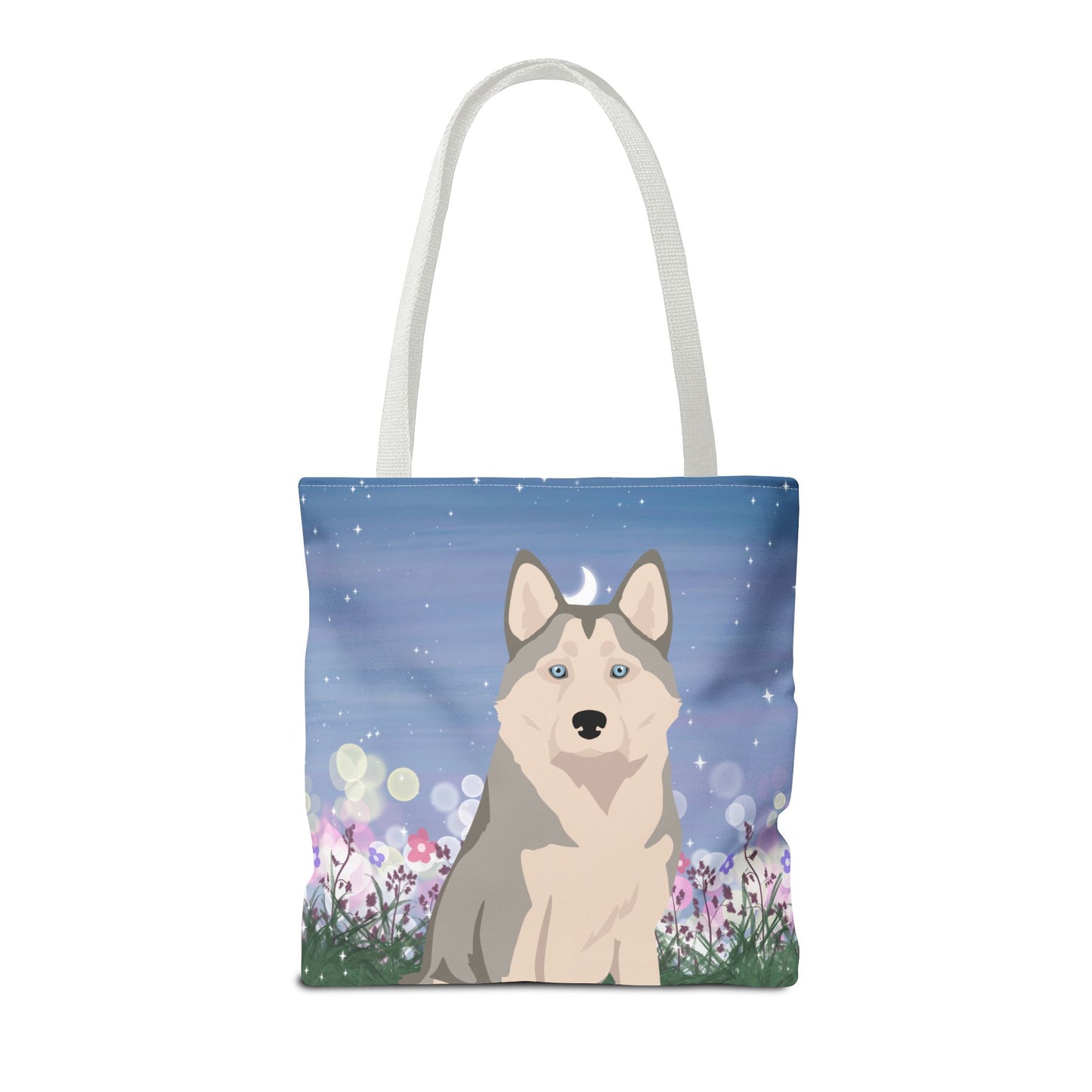 Alaskan Husky Dog Tote Bag 16x16