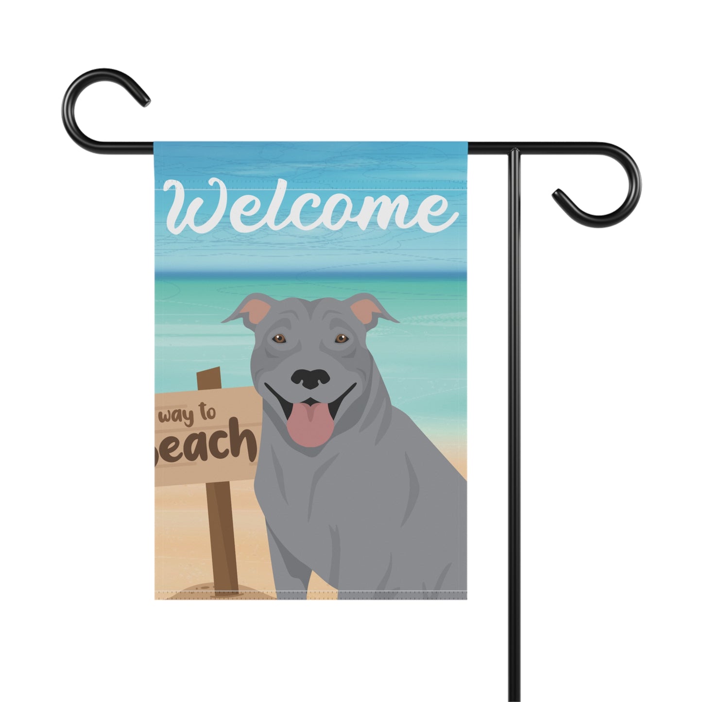 Pit Bull Dog Garden Flag