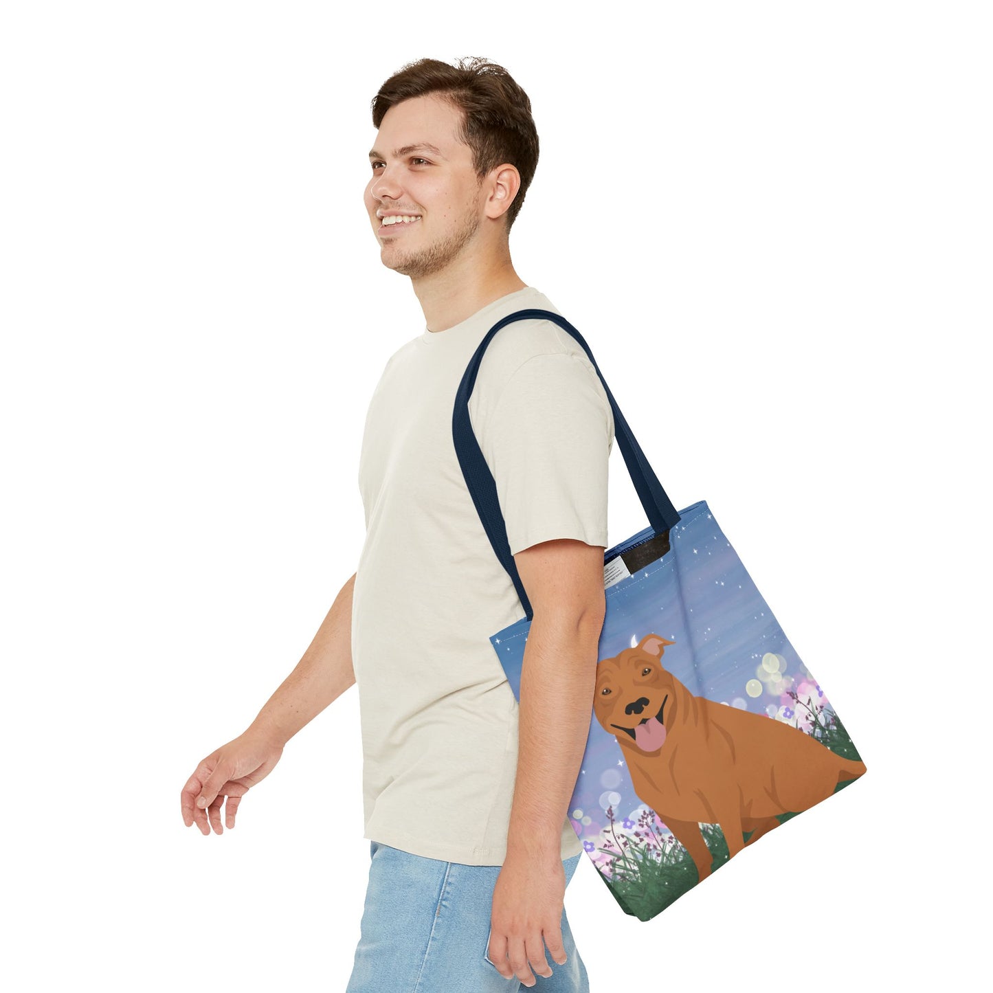 Pit Bull Dog Tote Bag 16x16