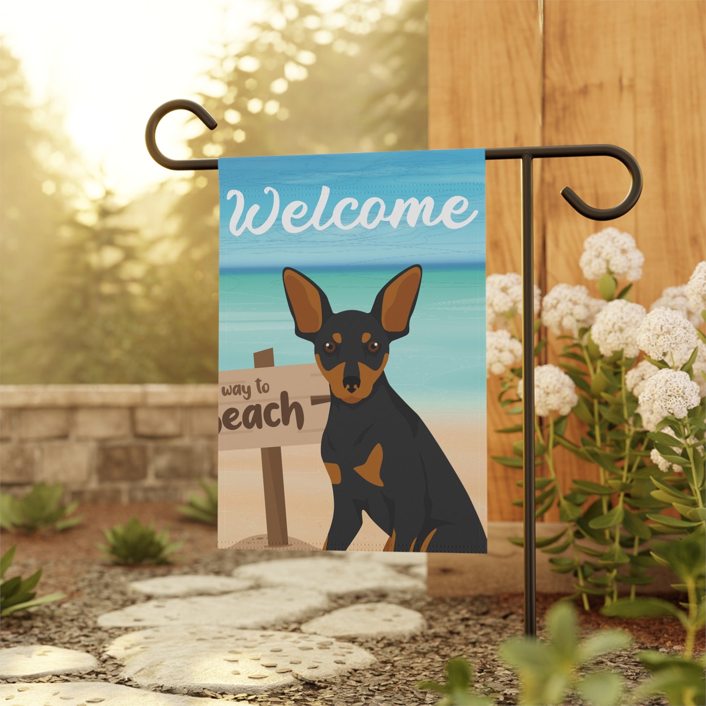 Miniature Pinscher Dog Garden Flag