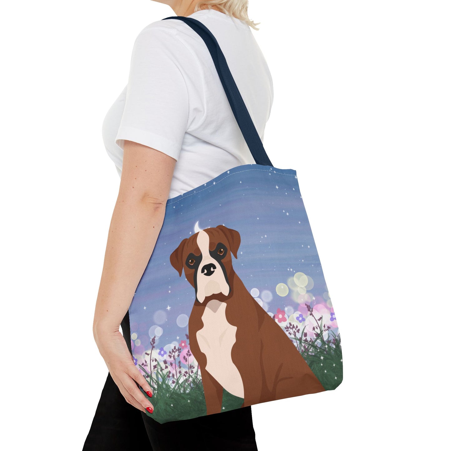 Boxer Dog Tote Bag 16x16