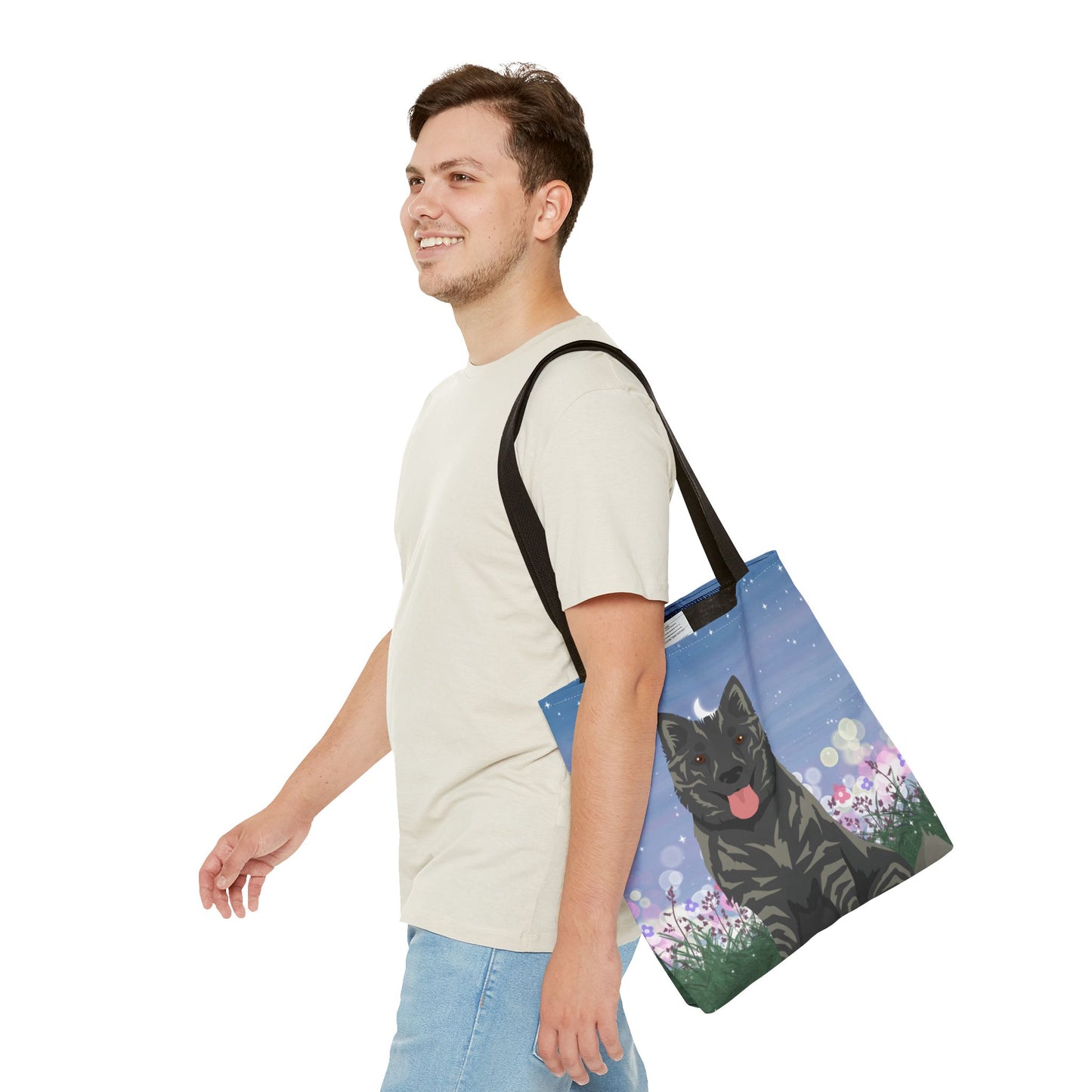 Kintamani Bail Dog Tote Bag 16x16