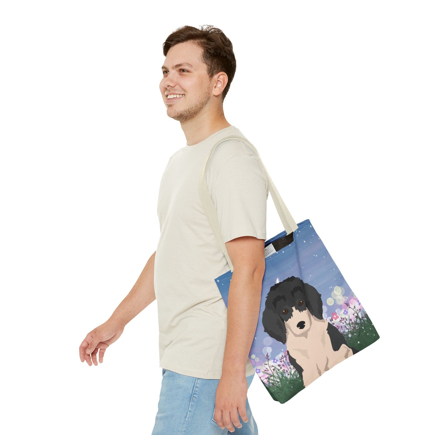Poodle Dog Tote Bag 16x16