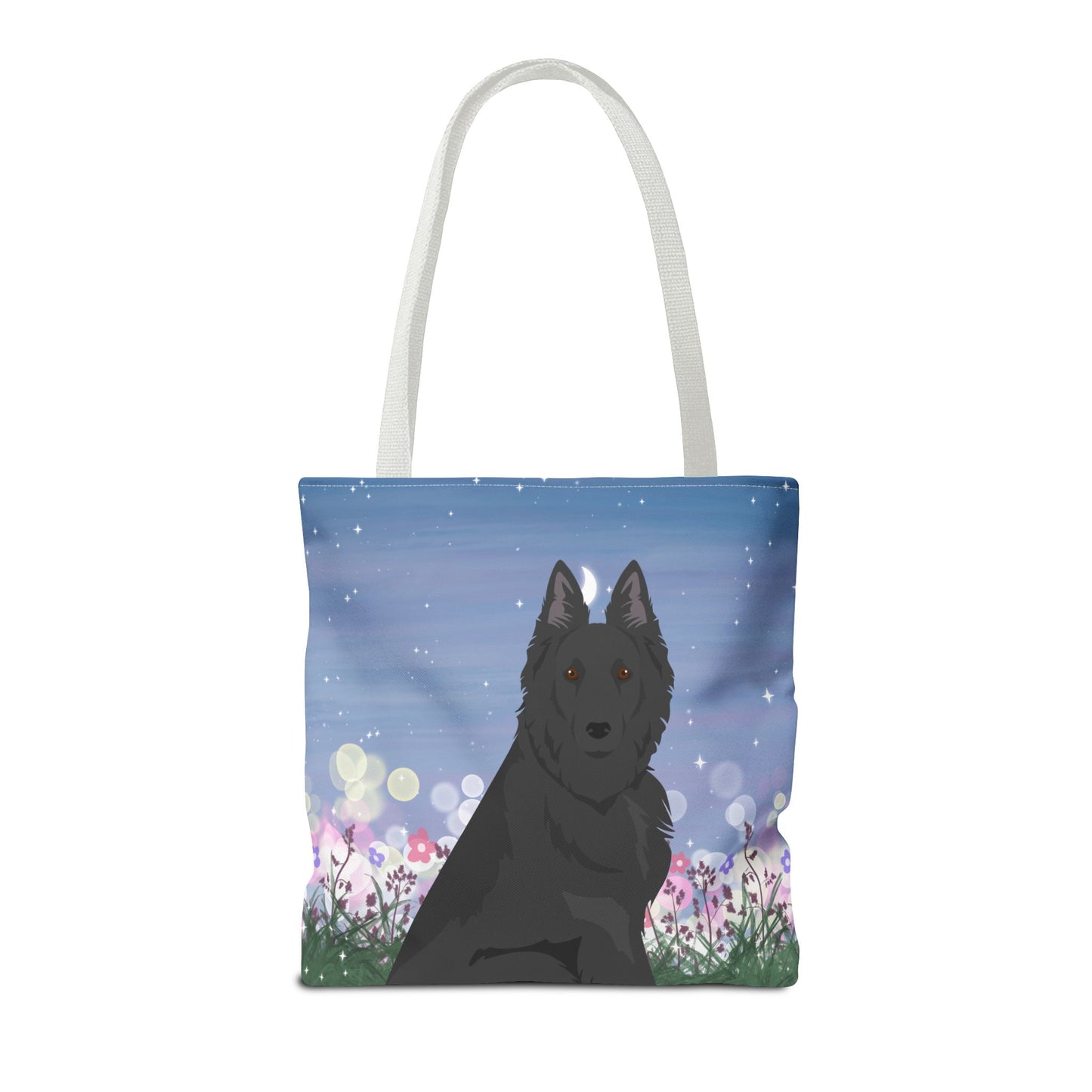 Belgian Sheepdog Dog Tote Bag 16x16