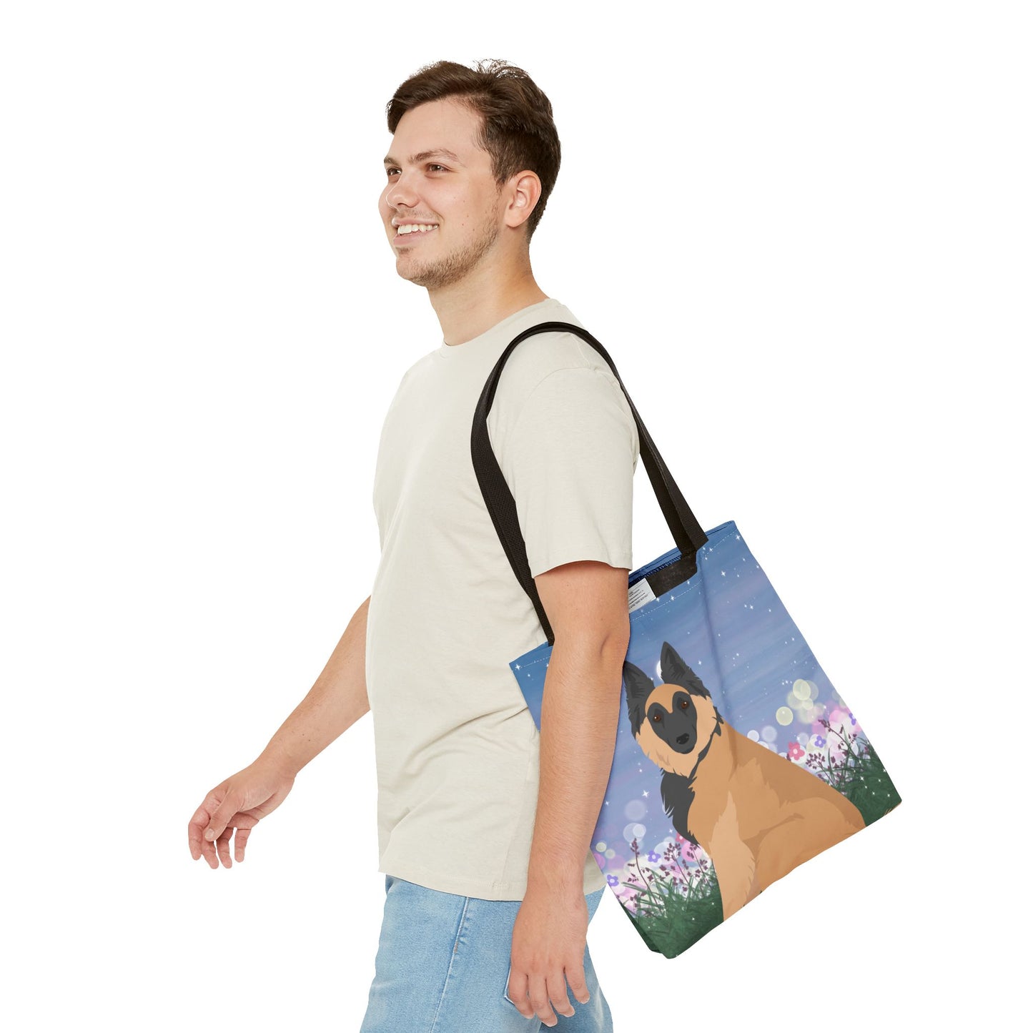 Belgian Tervuren Dog Tote Bag 16x16
