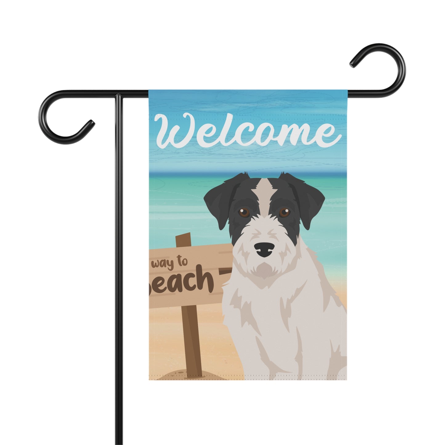 Jack Russell Terrier Dog Garden Flag