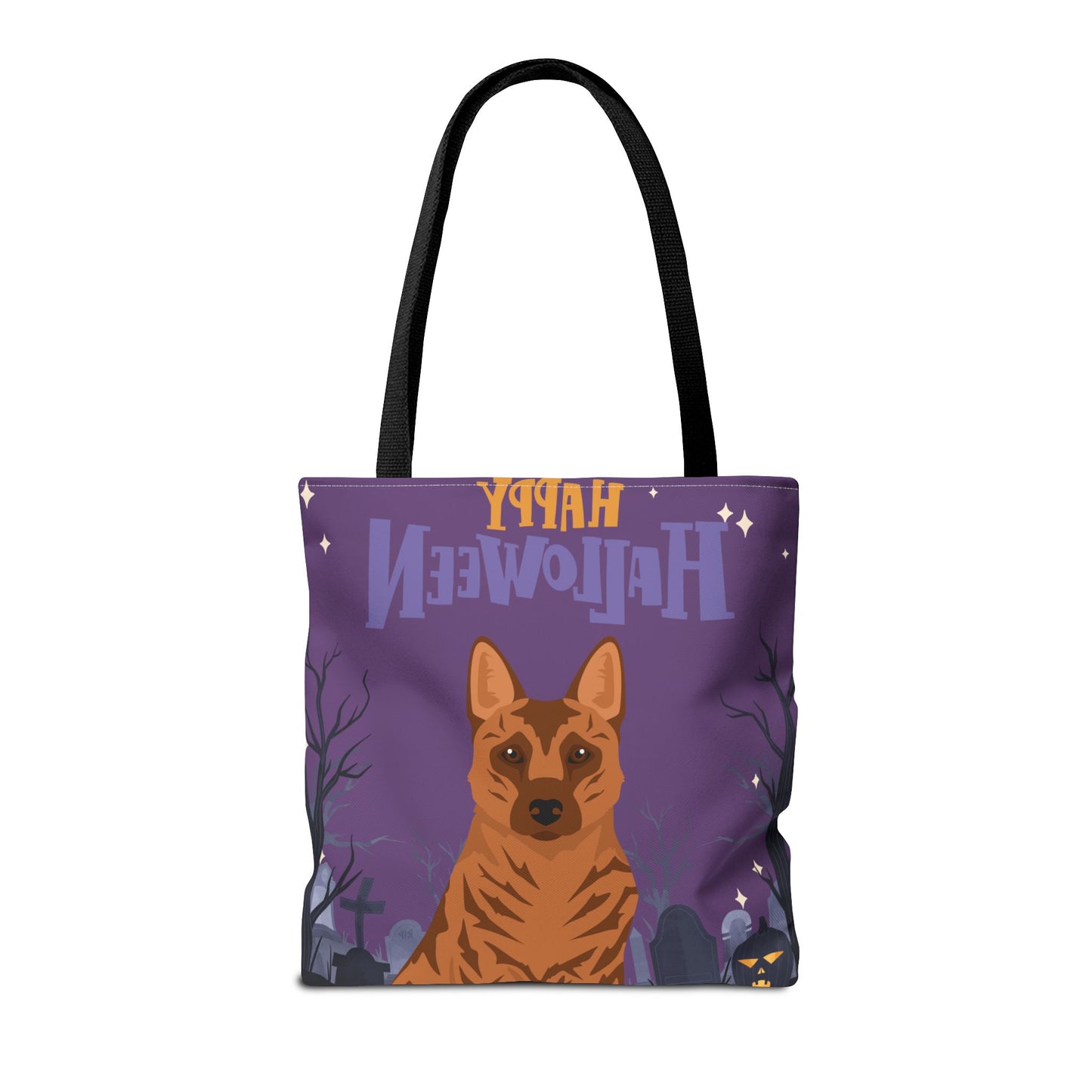 Kai Ken Dog Happy Halloween Tote Bag 16x16