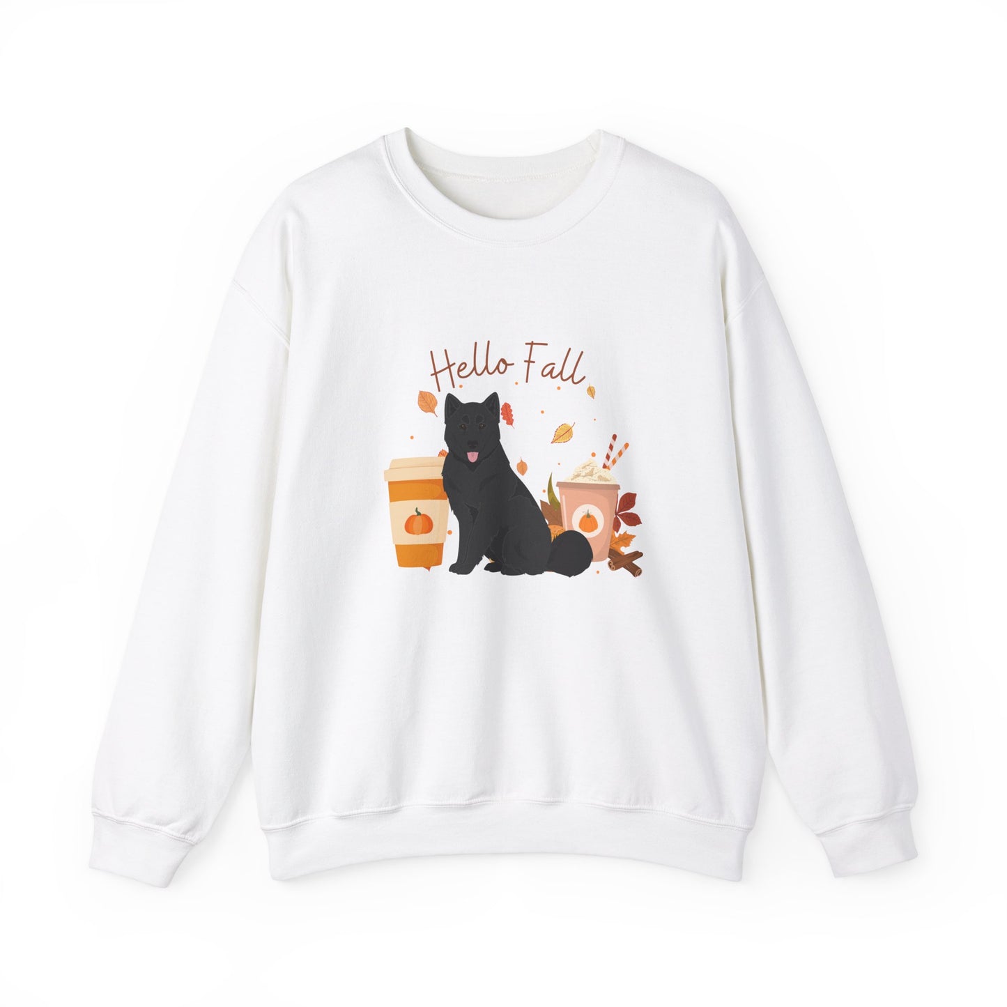 Canadian Inuit Dog Fall Halloween Unisex Heavy Blend Crewneck Sweatshirt