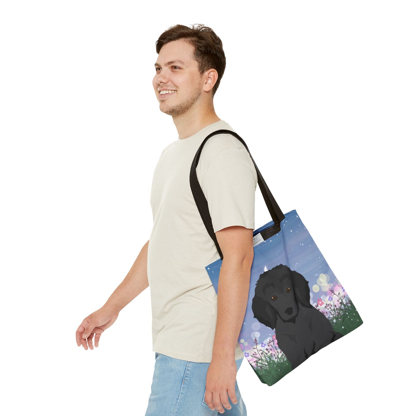 Poodle Dog Tote Bag 16x16
