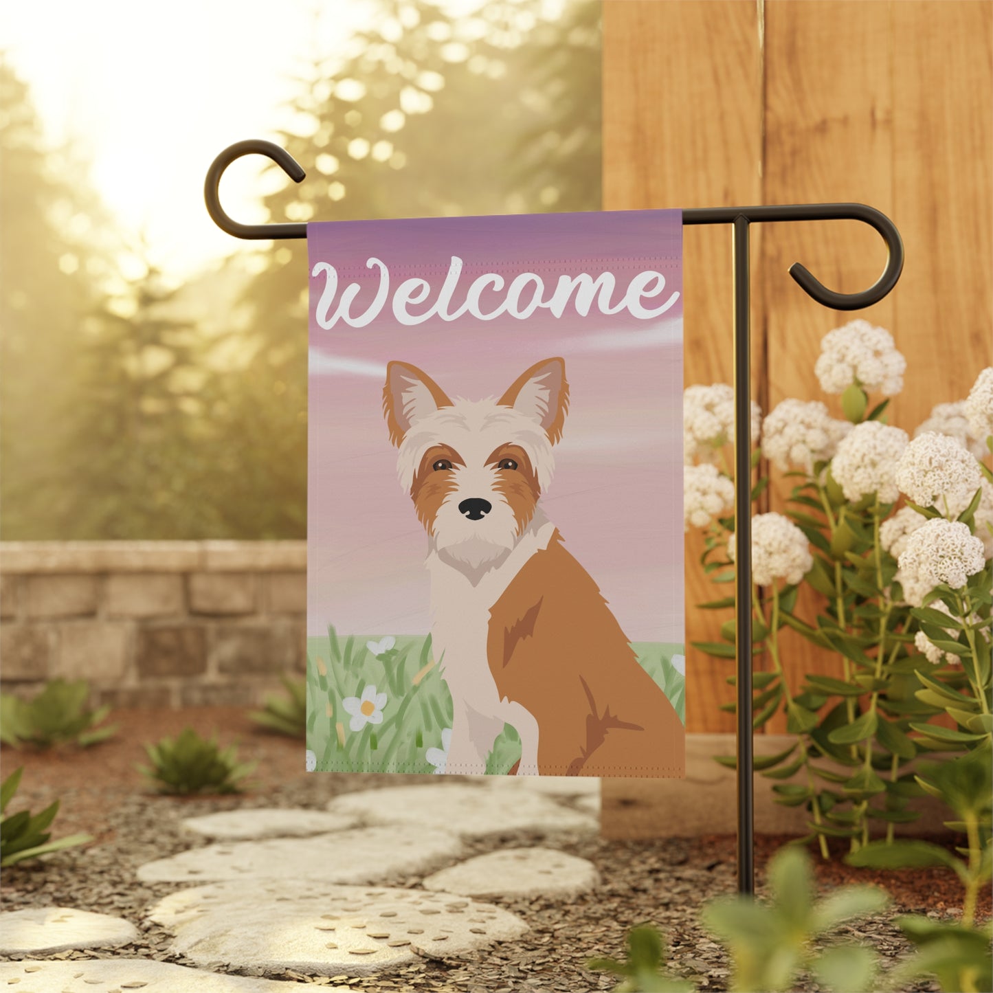 Portuguese Podengo Dog Welcome Garden Flag