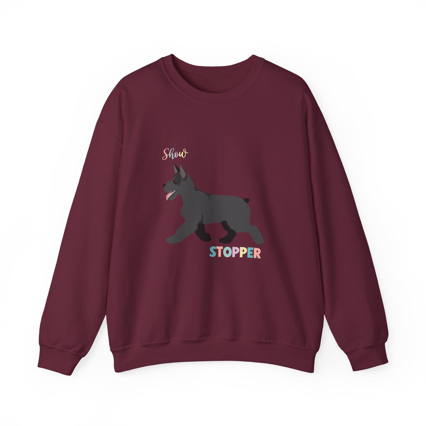 Schnauzer Dog Unisex Heavy Blend Crewneck Sweatshirt
