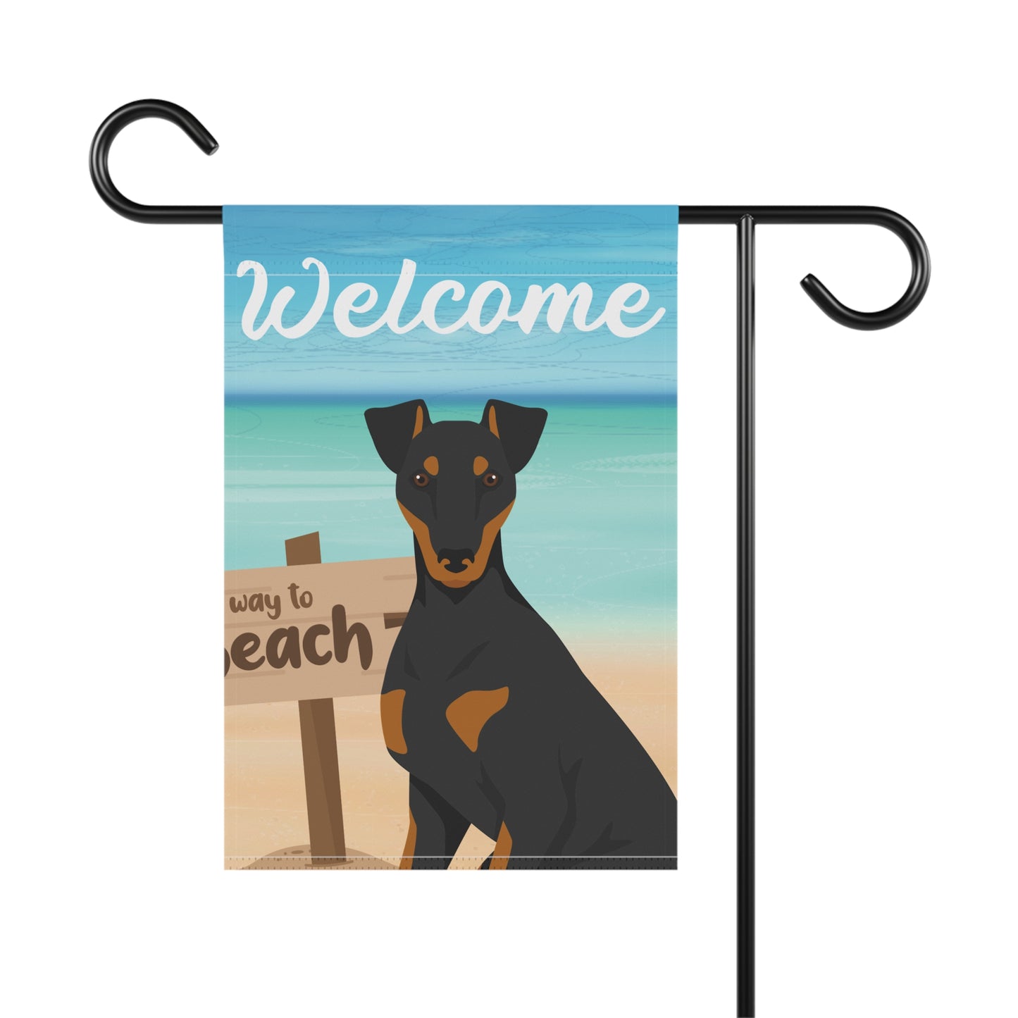 Manchester Terrier Dog Garden Flag