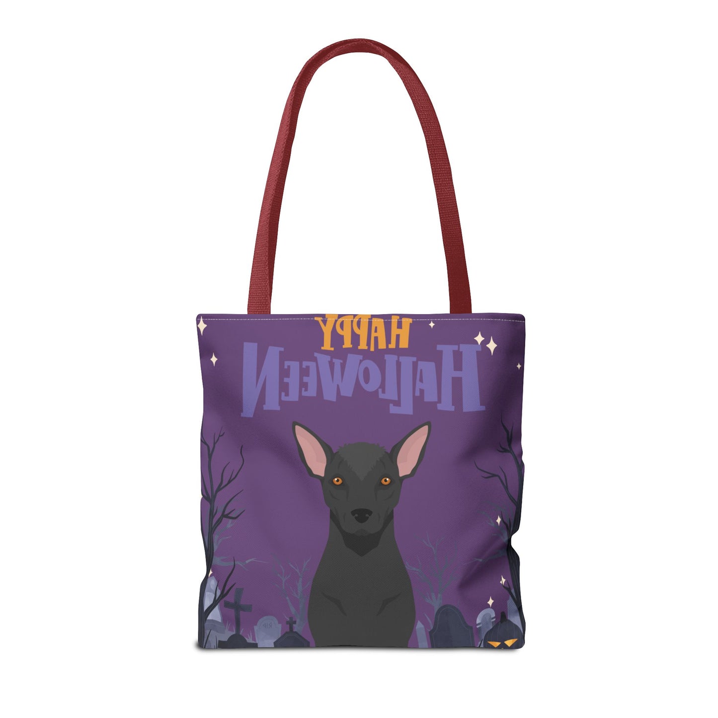 Xoloitxcuintli Dog Happy Halloween Tote Bag 16x16