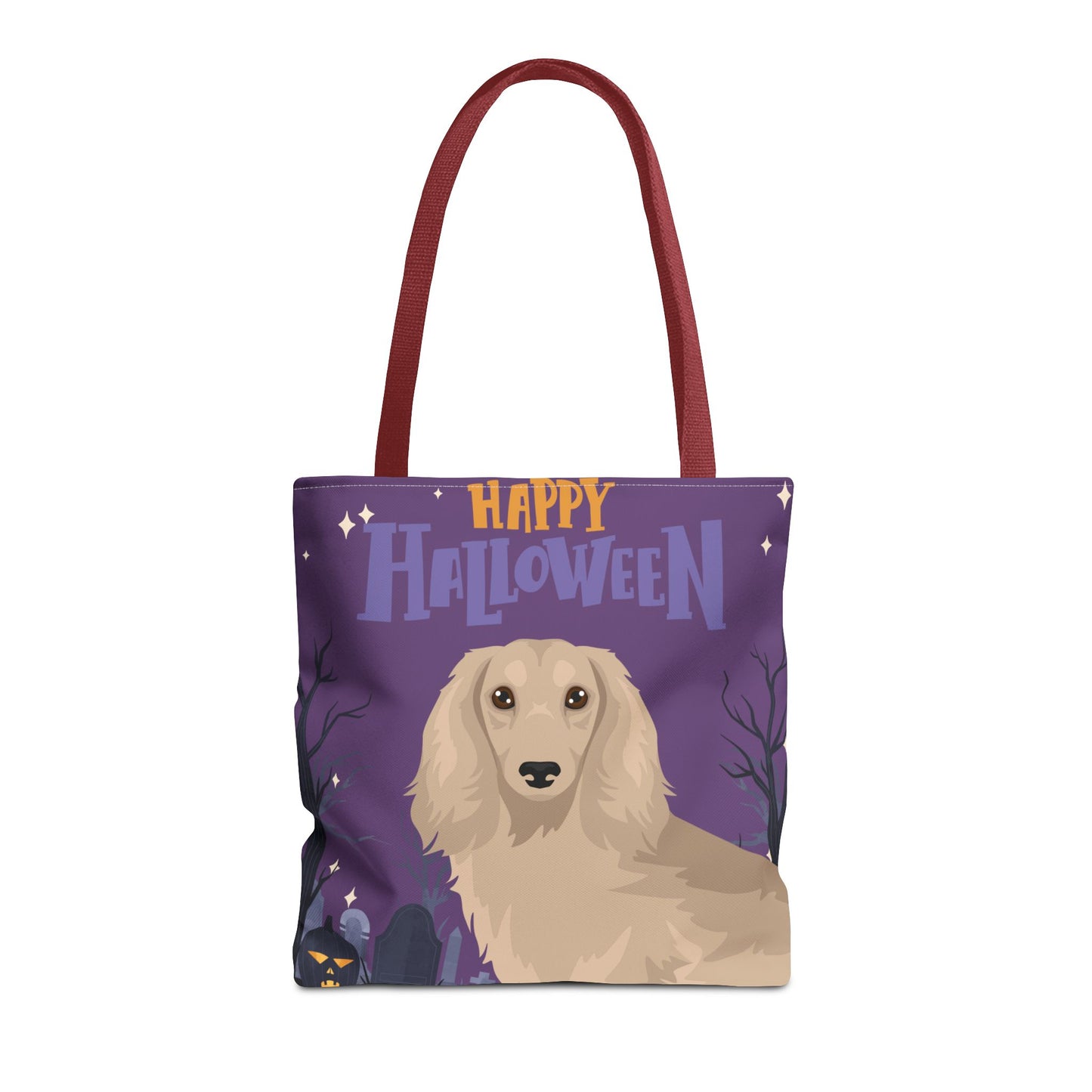 Dachshund Dog Happy Halloween Tote Bag 16x16