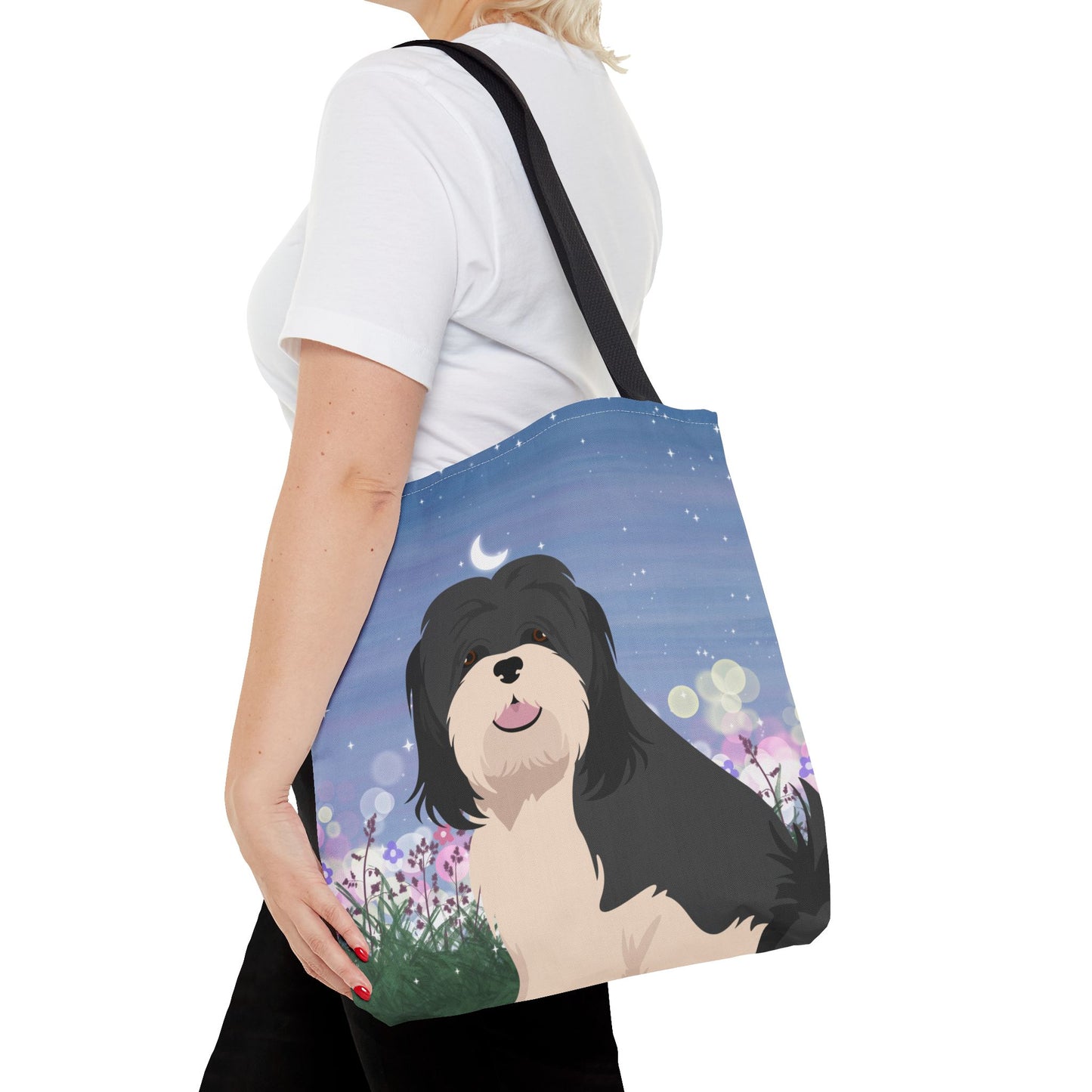 Lhasa Apso Dog Tote Bag 16x16