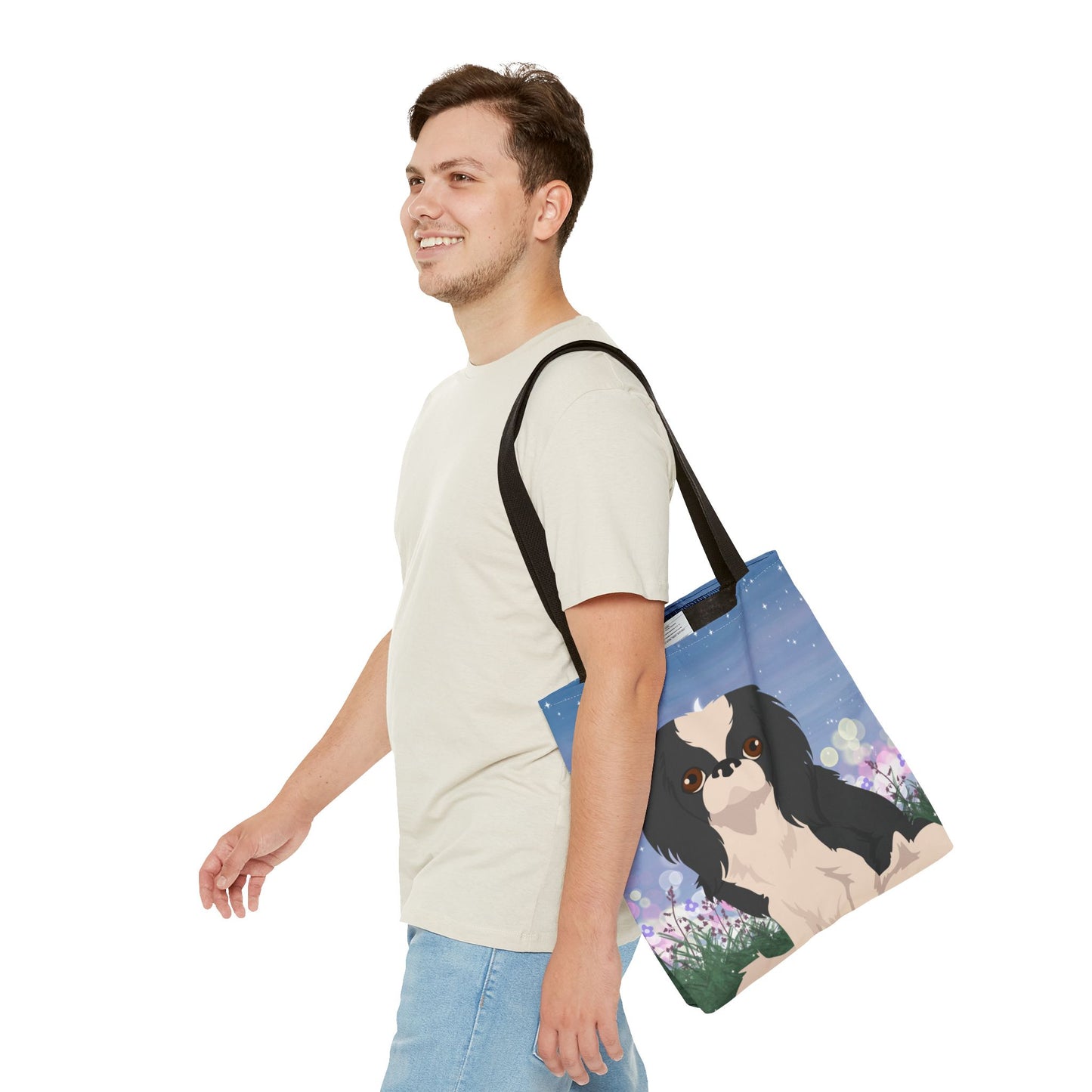 Japanese Chin Dog Tote Bag 16x16