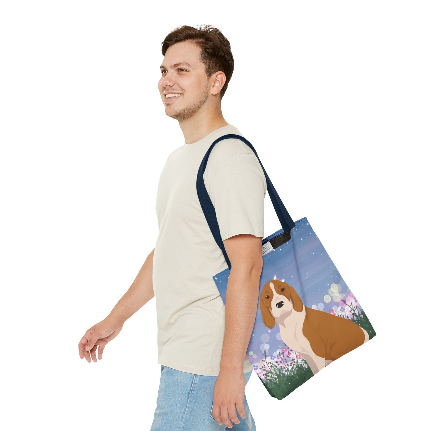 American English Coonhound Dog Tote Bag 16x16