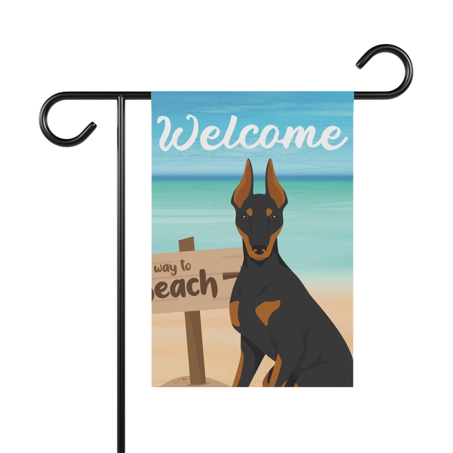 Manchester Terrier Dog Garden Flag