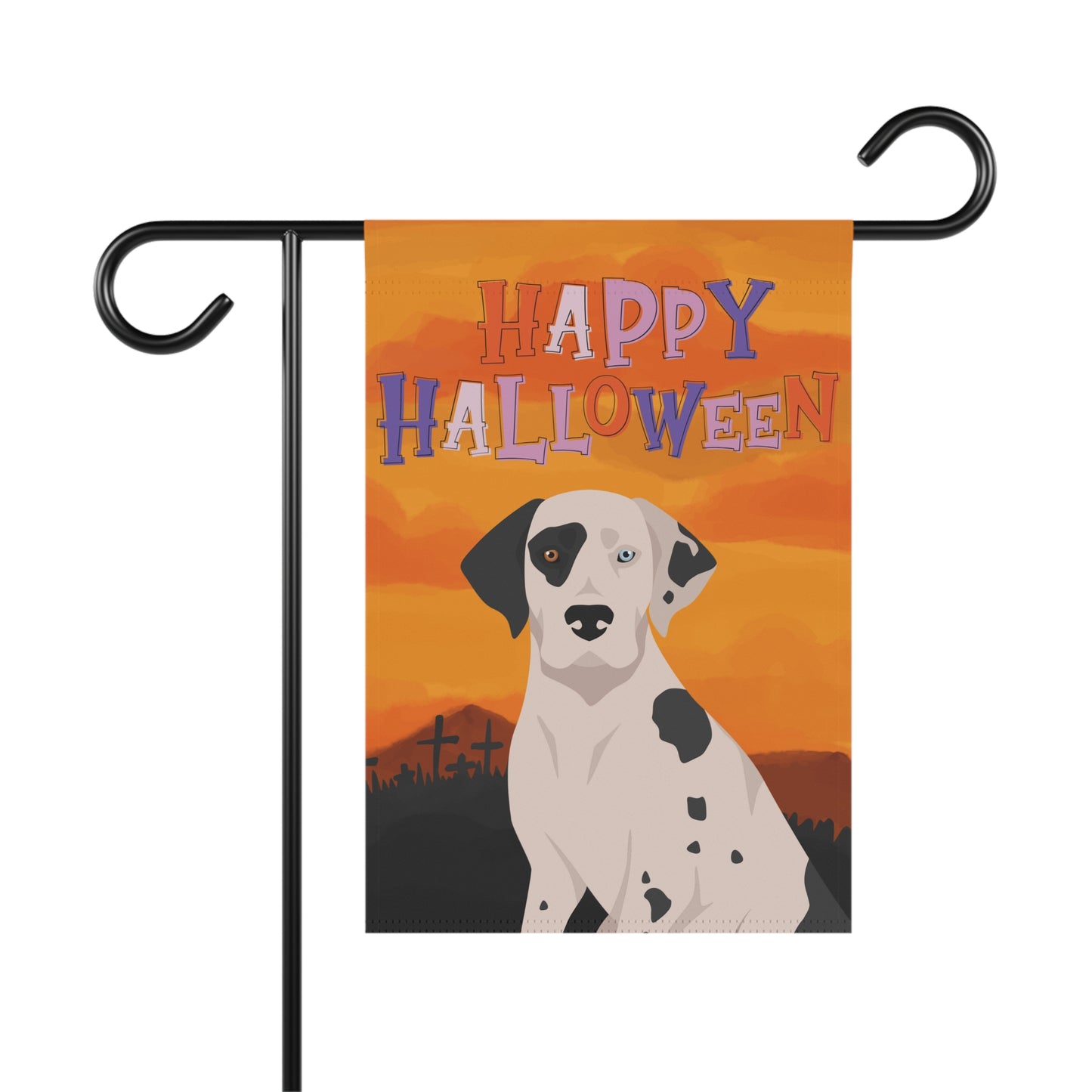 Catahoula Leopard Dog Dog Halloween Garden Flag