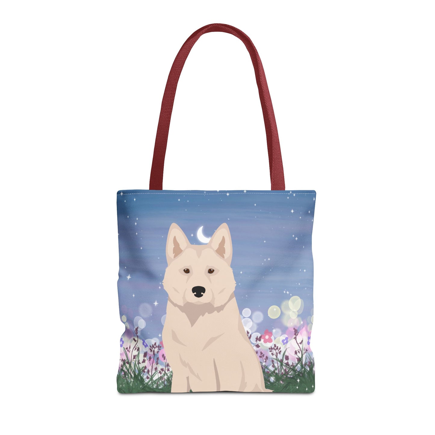 Alaskan Husky Dog Tote Bag 16x16