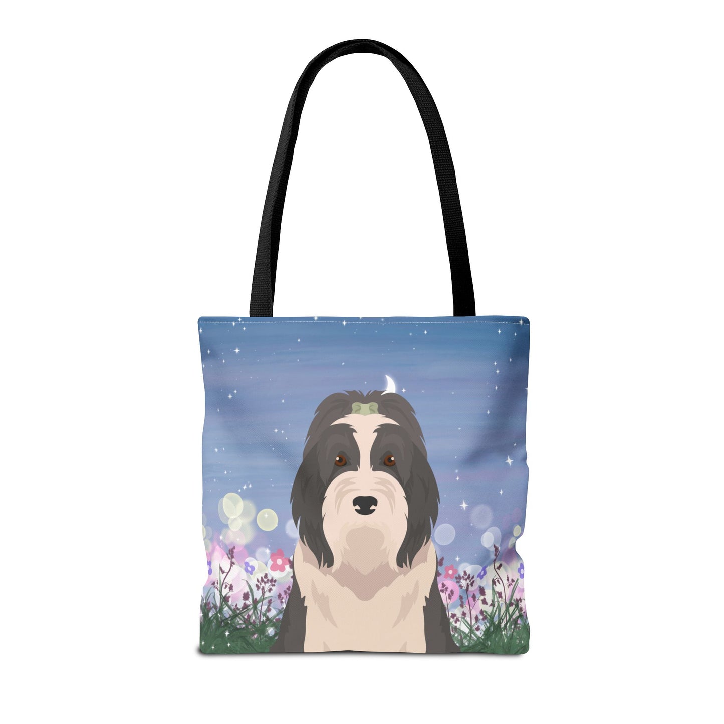 Bearded Collie Dog Tote Bag 16x16